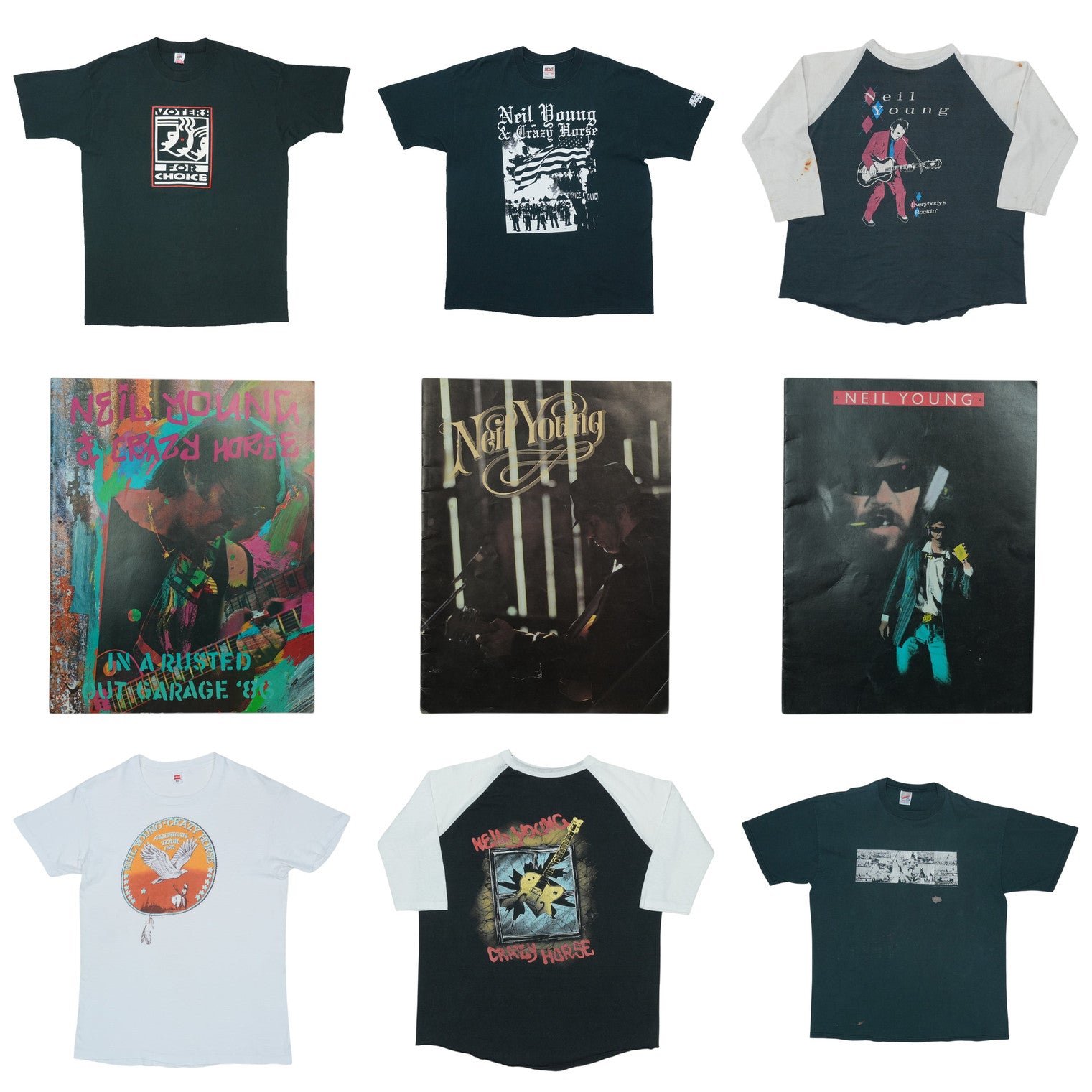 Vintage Neil Young Tour T-Shirts | WyCo Vintage