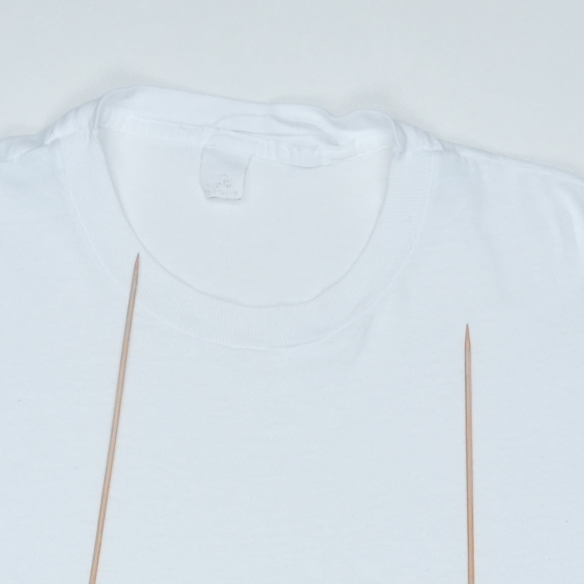 1980s Blank White Shirt