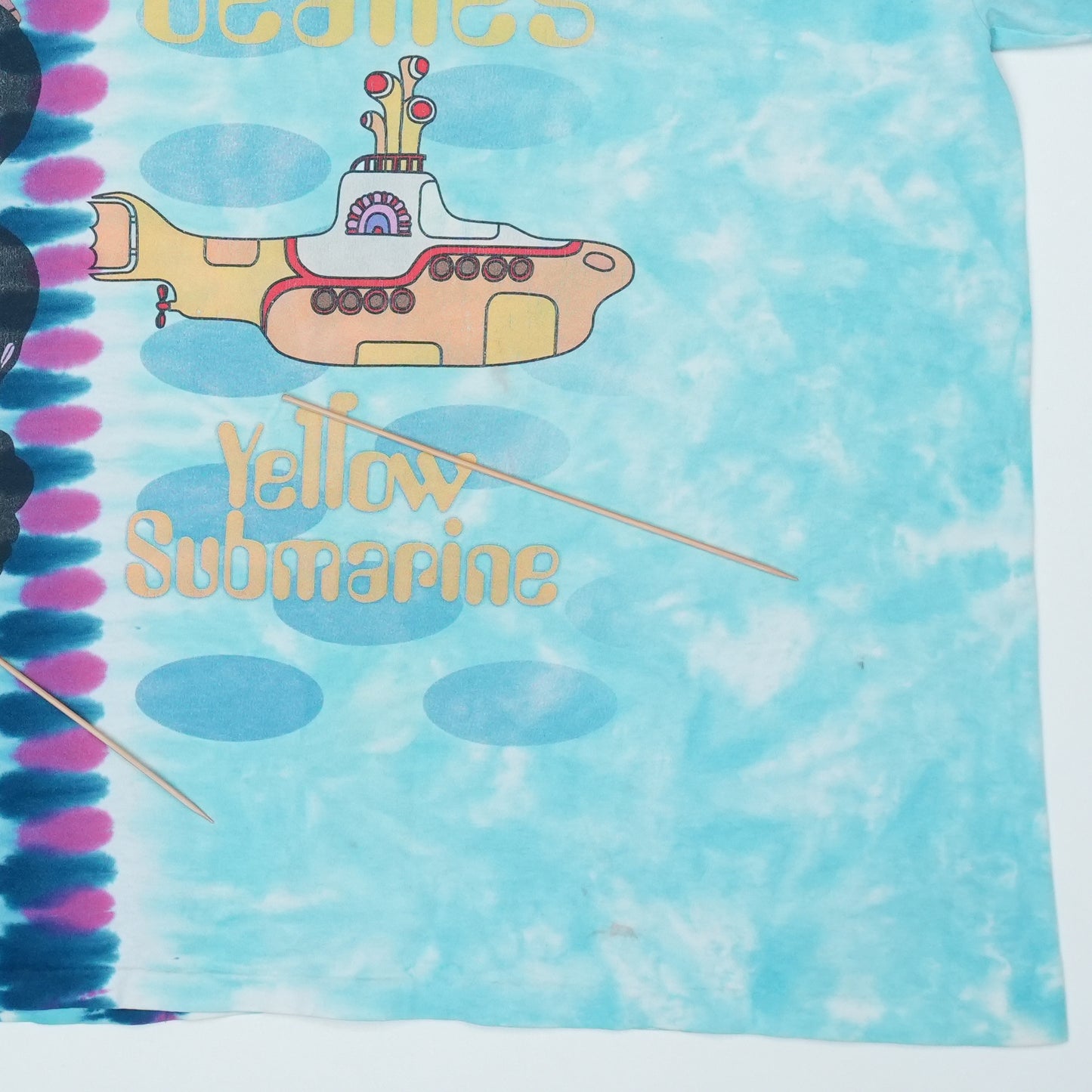 2005 The Beatles Yellow Submarine Tie Dye Shirt