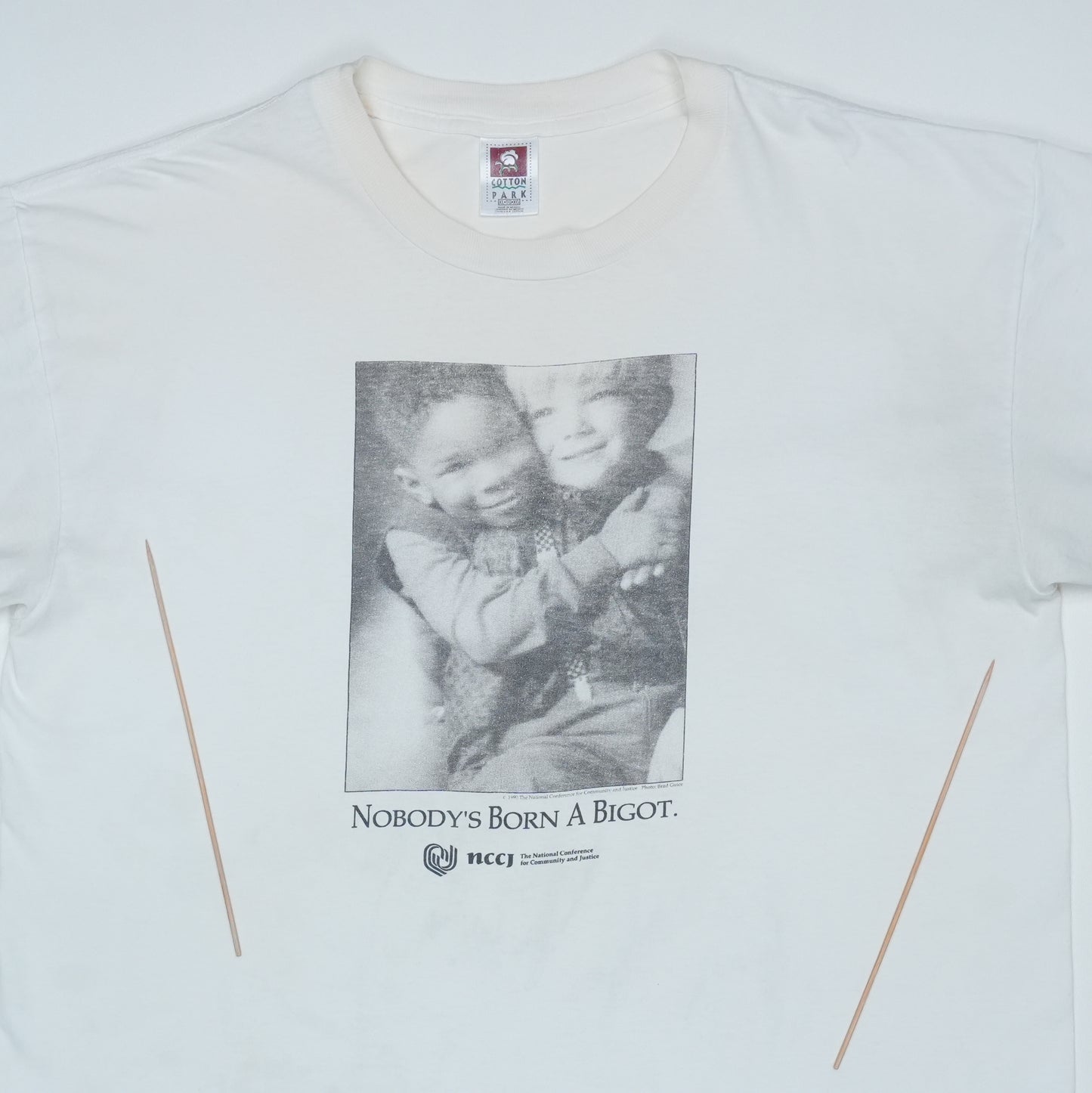 1990 Nobody's Born A Bigot Shirt