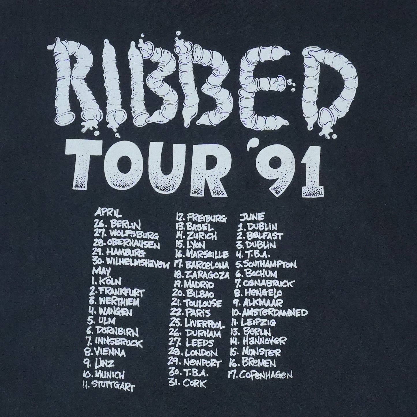 1991 NOFX Ribbed Tour Shirt