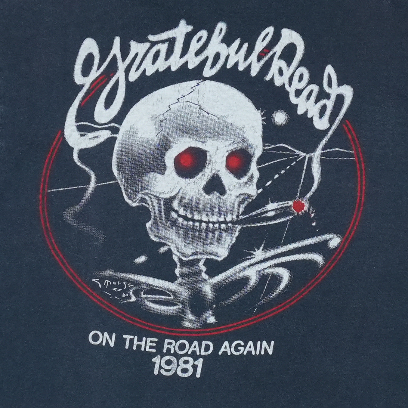 1981 Grateful Dead On The Road Again Tour Shirt