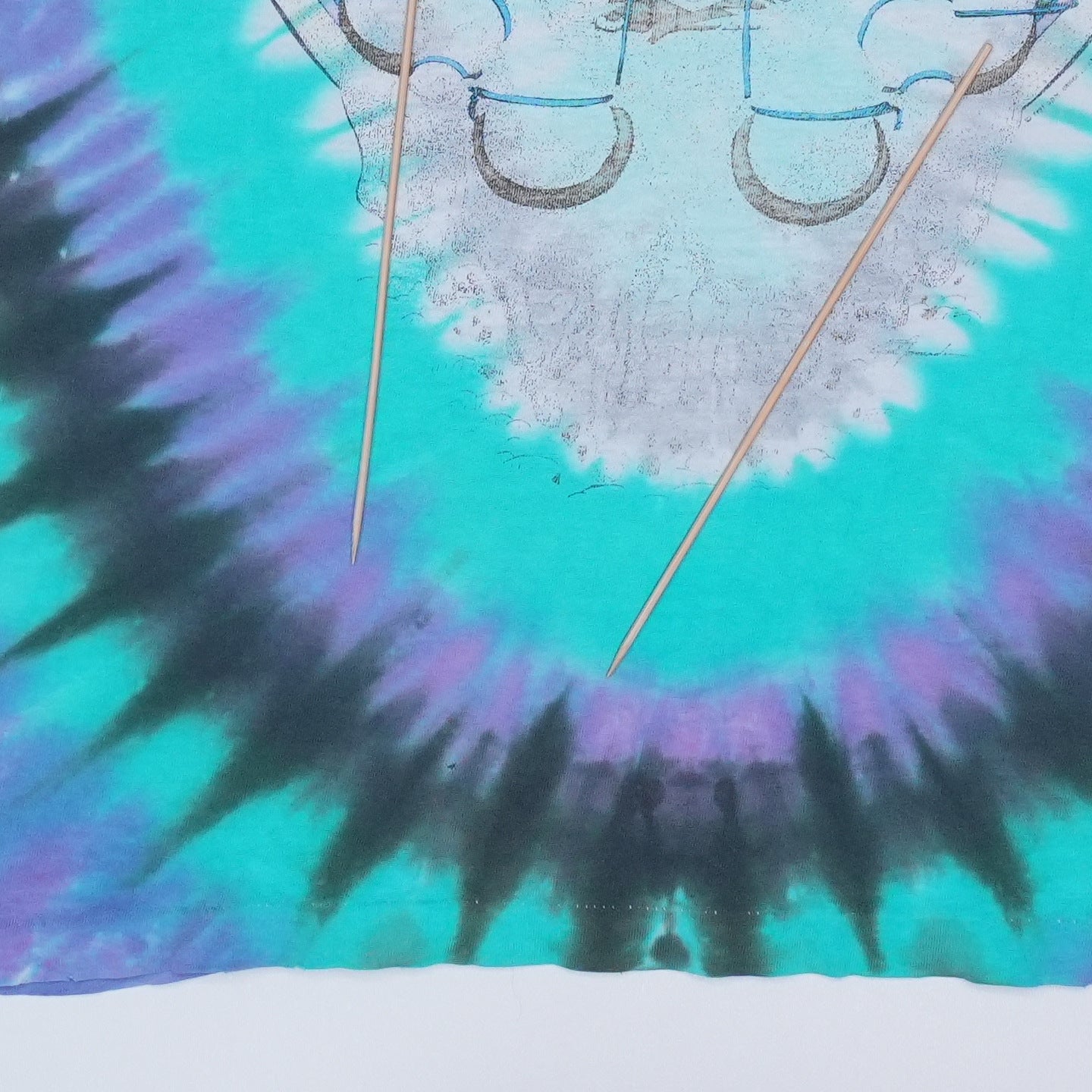 1991 Grateful Dead LA Coliseum Concert Tie Dye Shirt