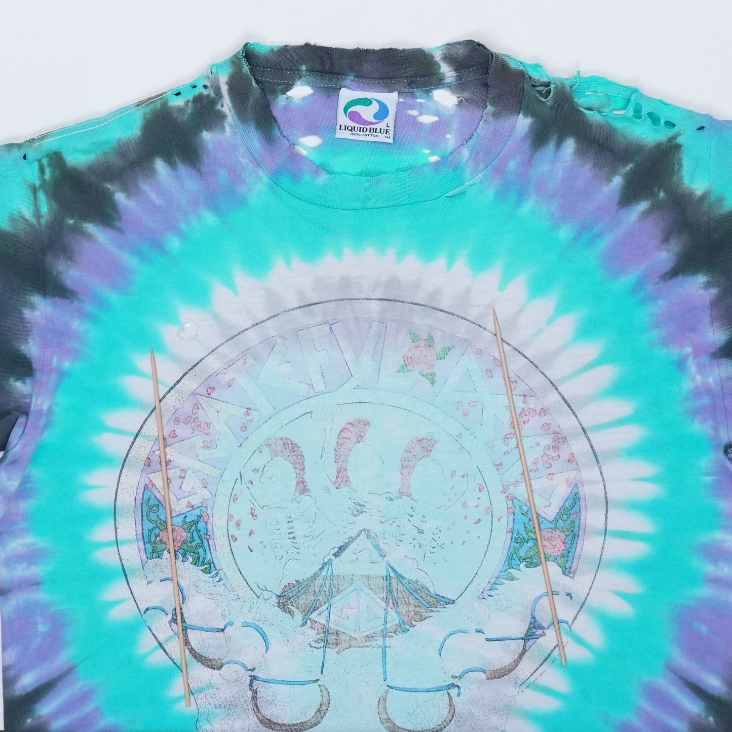 1991 Grateful Dead LA Coliseum Concert Tie Dye Shirt