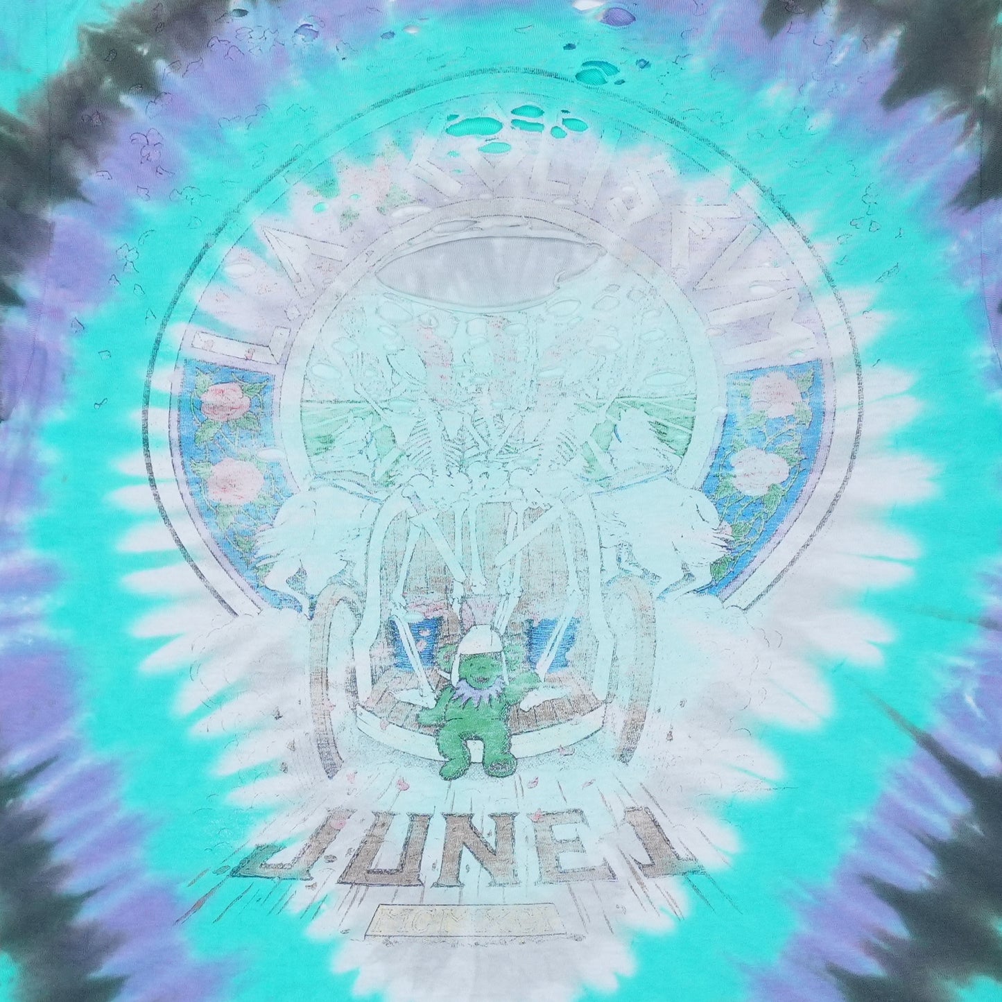 1991 Grateful Dead LA Coliseum Concert Tie Dye Shirt