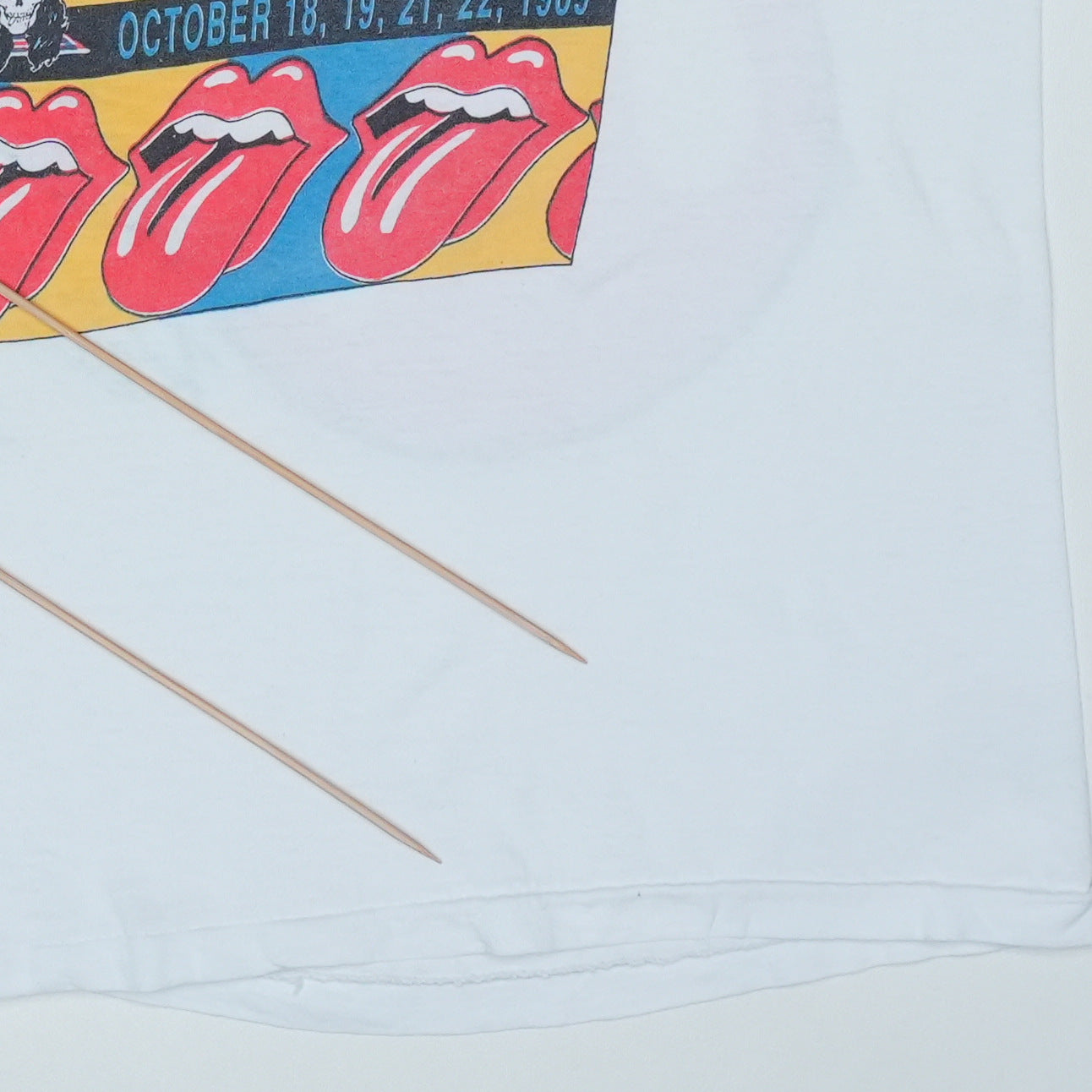 1989 Rolling Stones Guns N Roses Concert Shirt