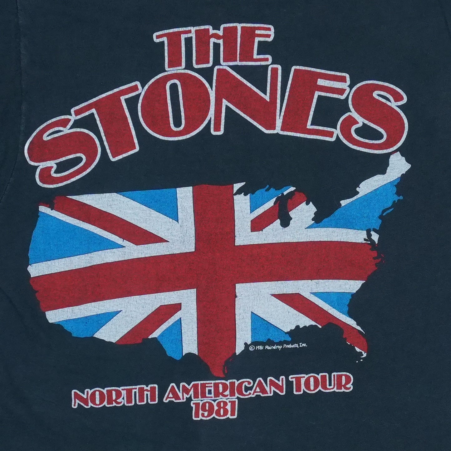1981 Rolling Stones North American Tour Shirt