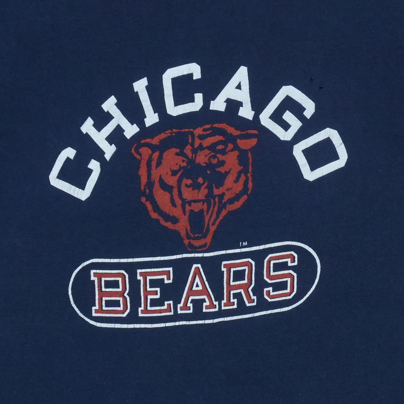 1970s Chicago Bears Champion Blue Bar Shirt