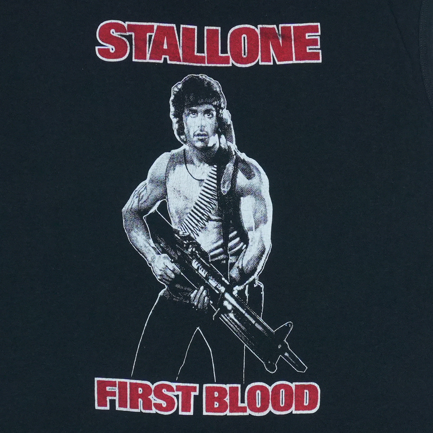 1982 First Blood Stallone Sleeveless Shirt