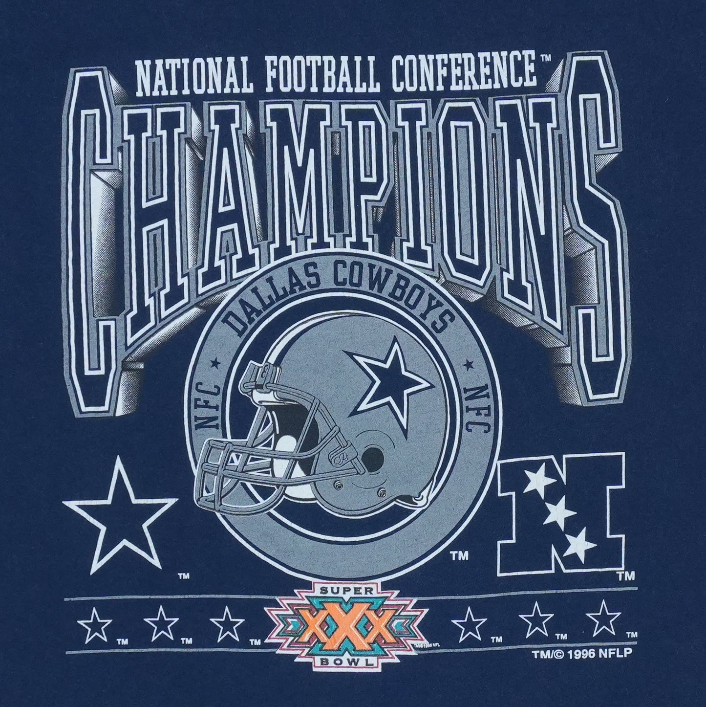 1996 Dallas Cowboys NFC Champions Shirt