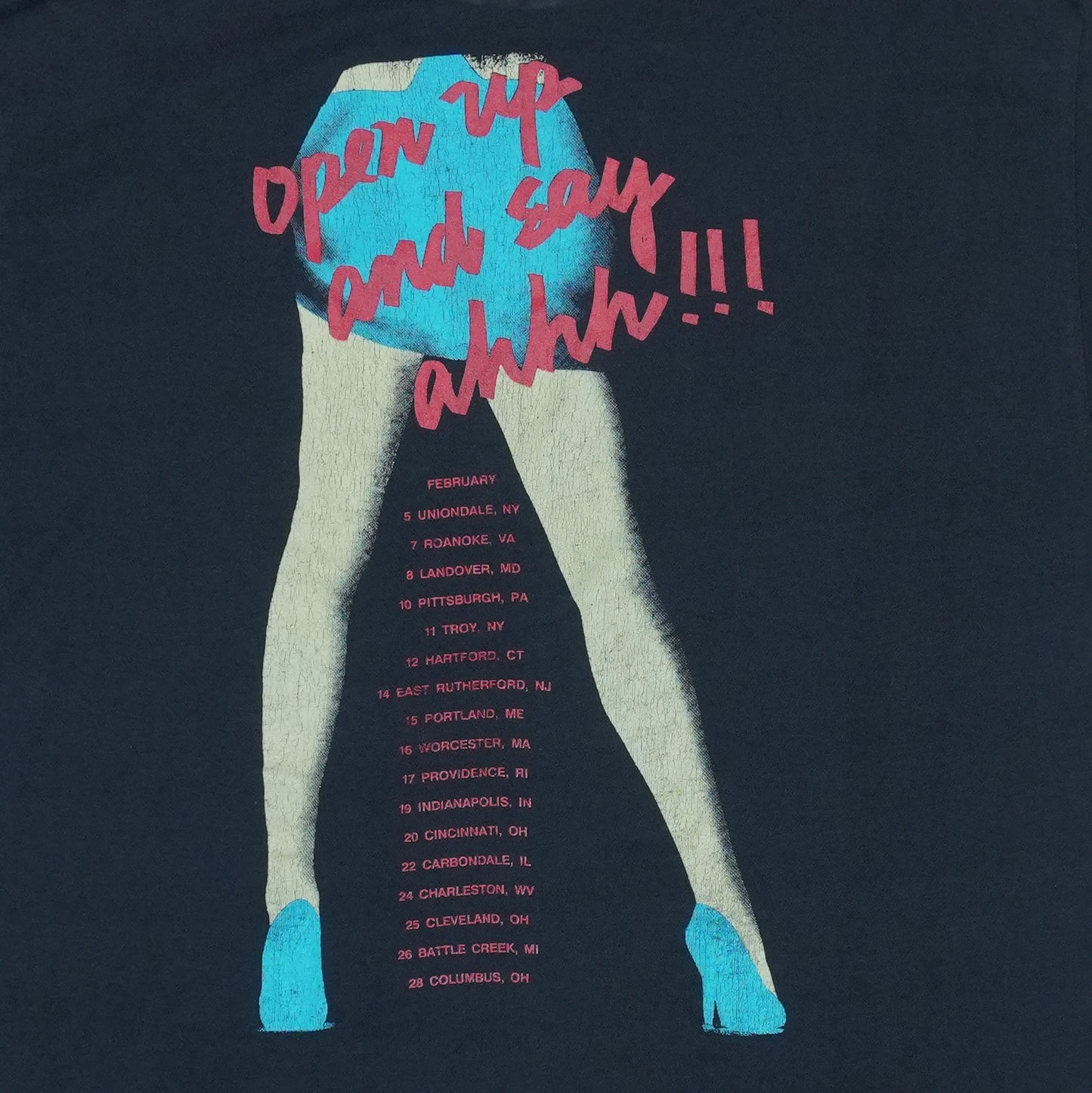 1988 Poison Open Up And Say Ahhh Tour Shirt