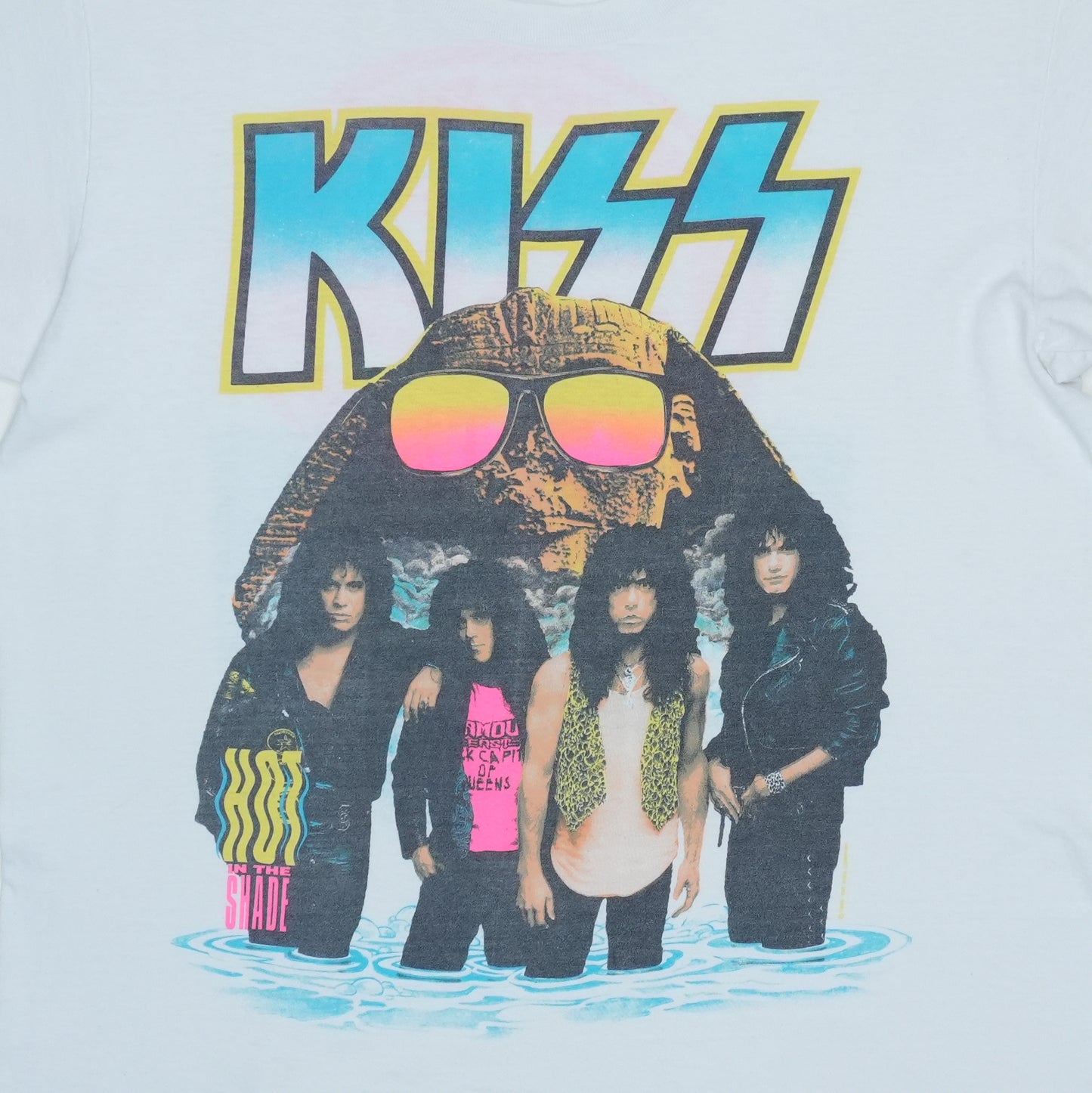 1990 Kiss Hot In The Shade Tour Shirt