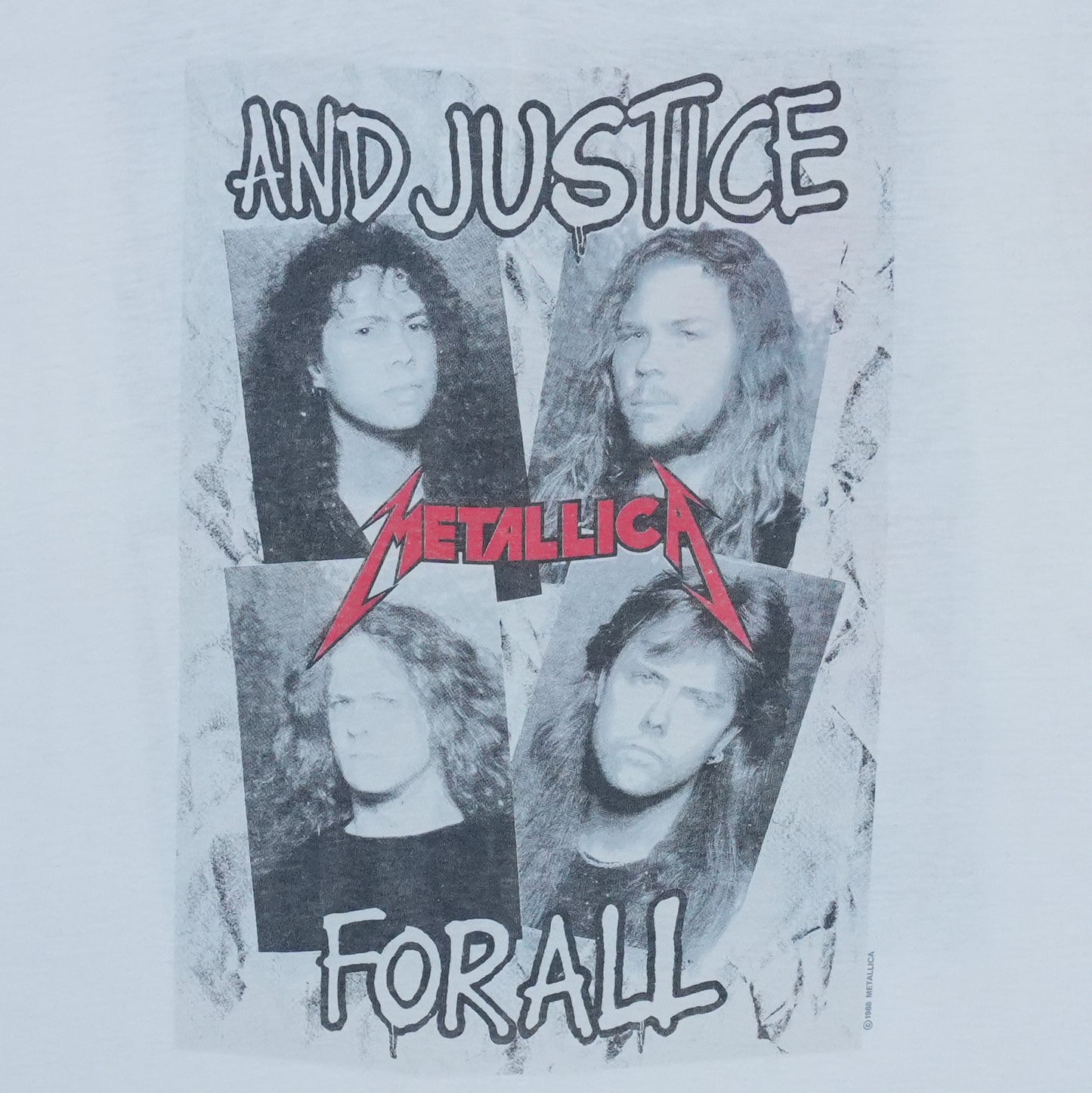 1988 Metallica And Justice 4 All Shirt