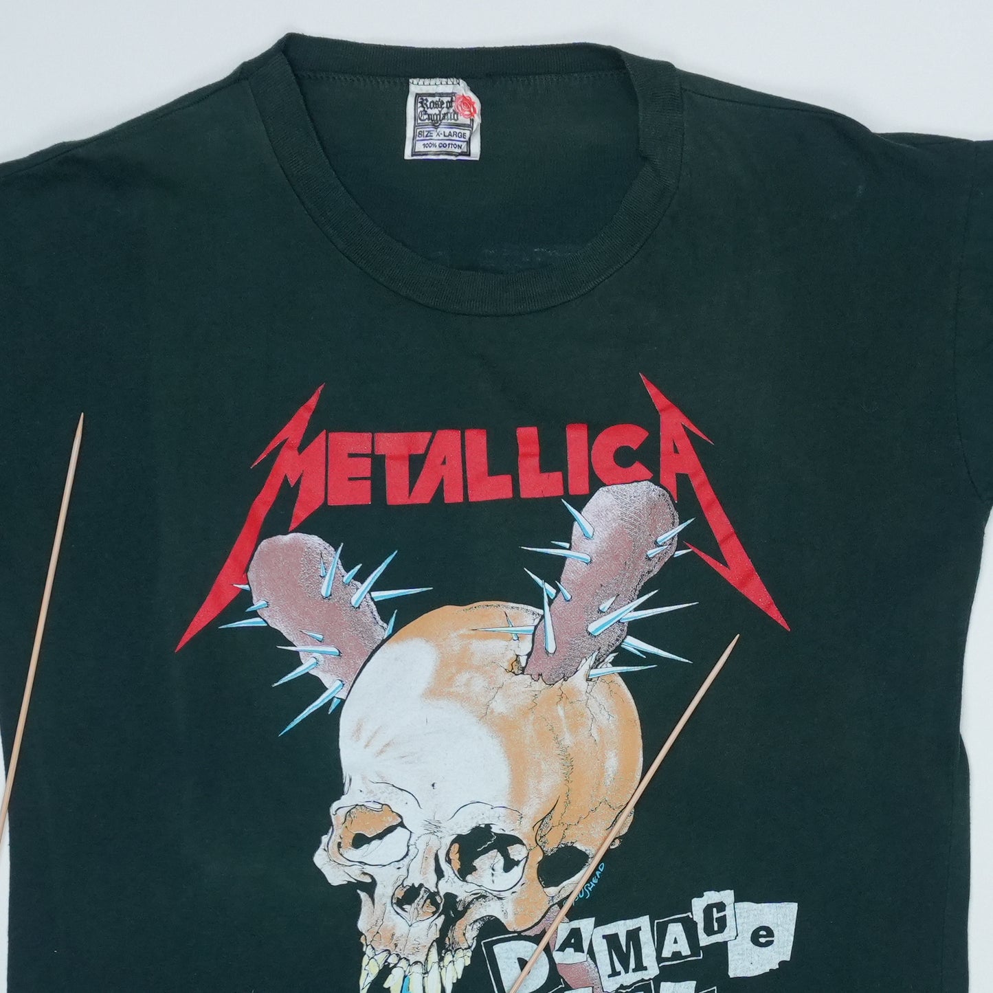 1987 Metallica Damage Inc Tour Shirt