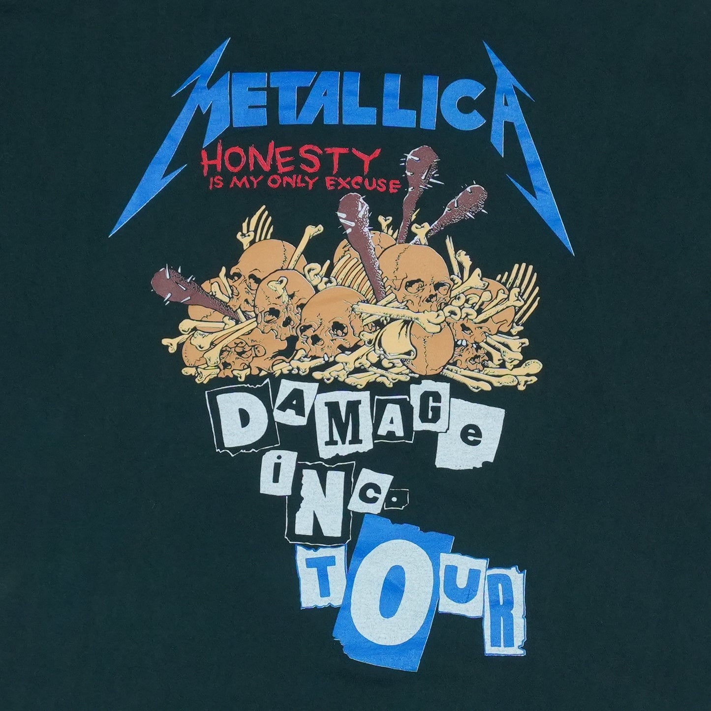 1987 Metallica Damage Inc Tour Shirt