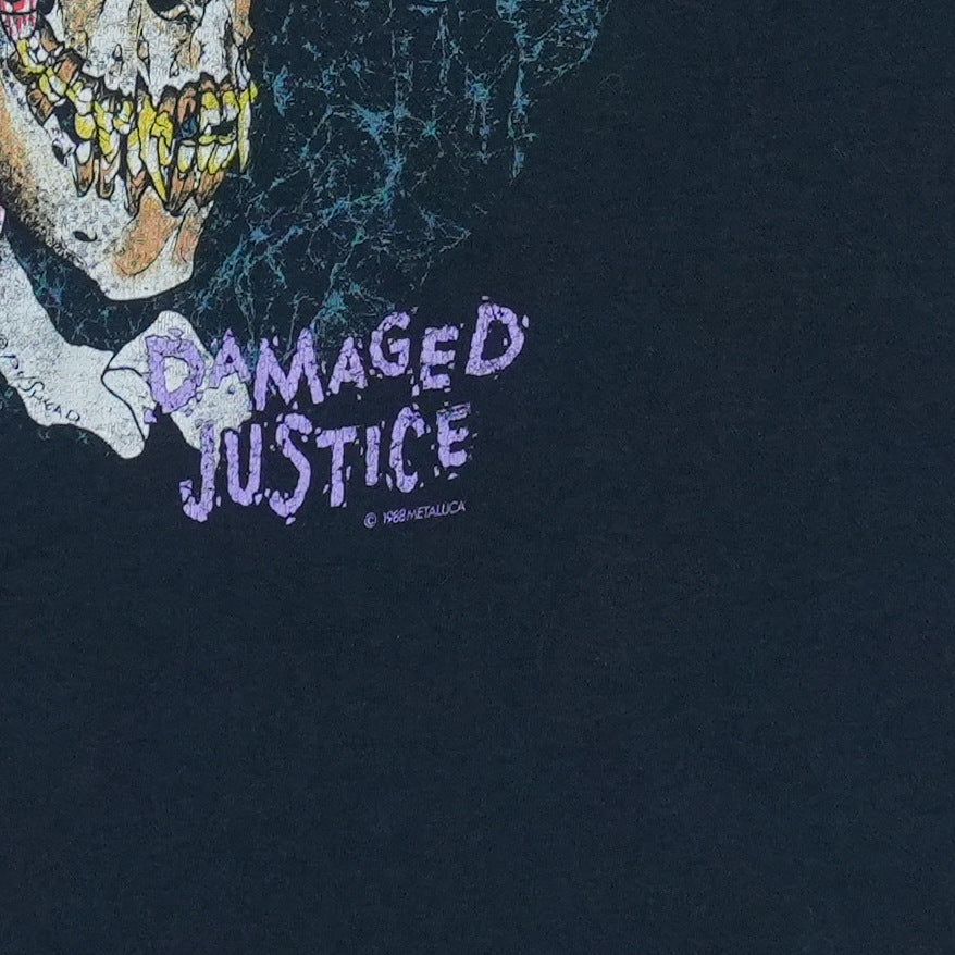 1988 Metallica Damaged Justice Shirt