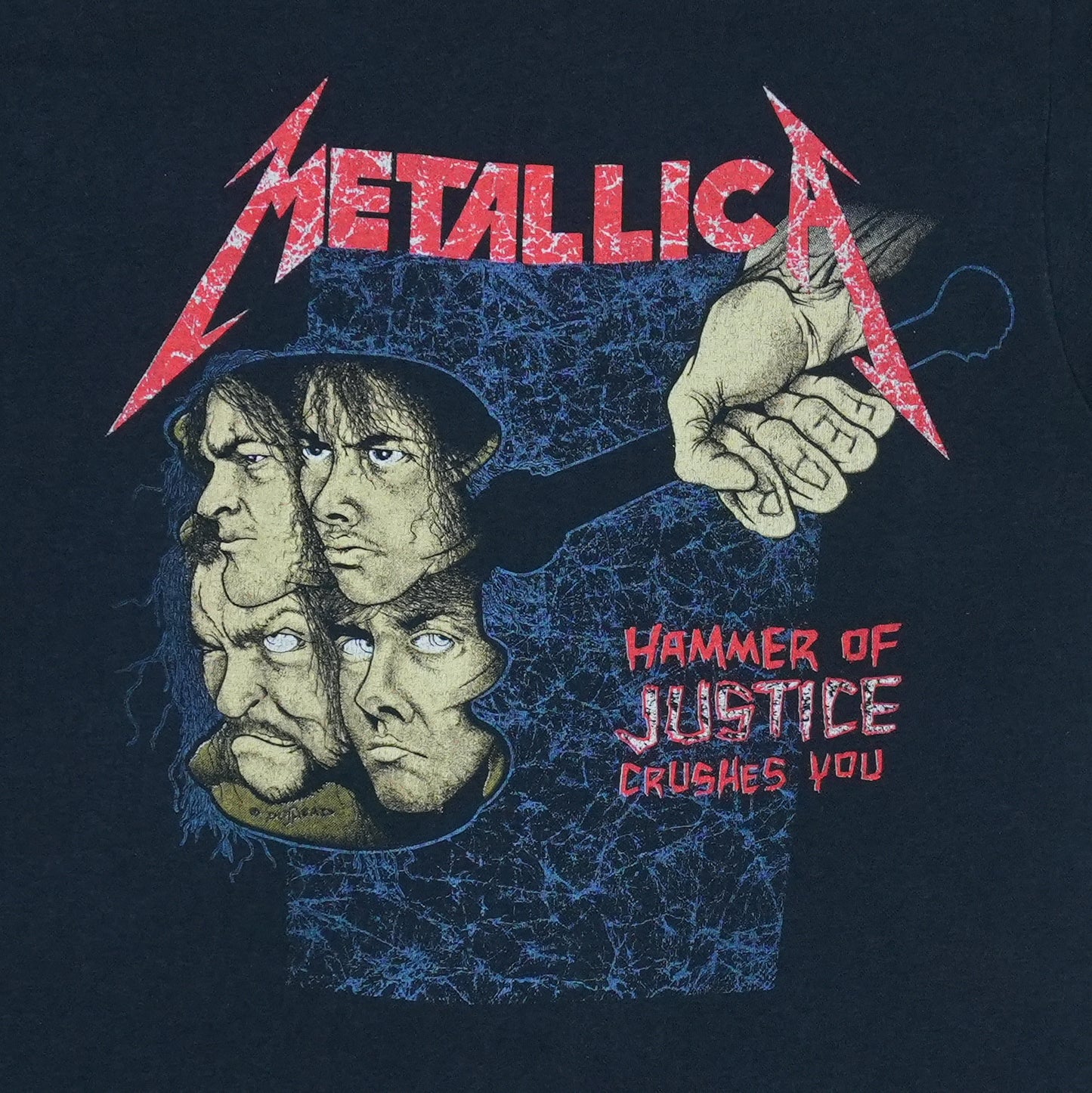 1988 Metallica Damaged Justice Shirt
