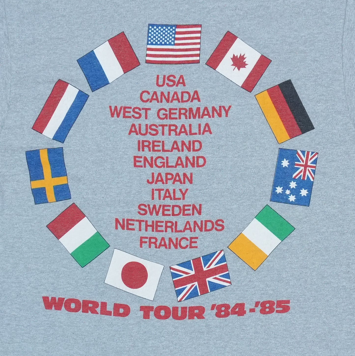 1984 Bruce Springsteen Born In The USA Tour Shirt