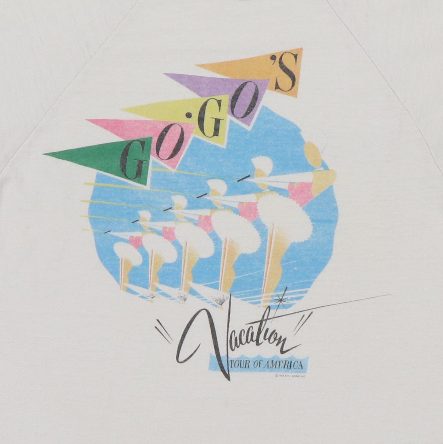 1982 Go-Go's Vacation Tour Jersey Shirt