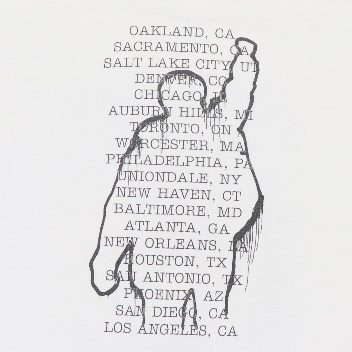 1999 Rage Against The Machine Battle of Los Angeles Tour Shirt