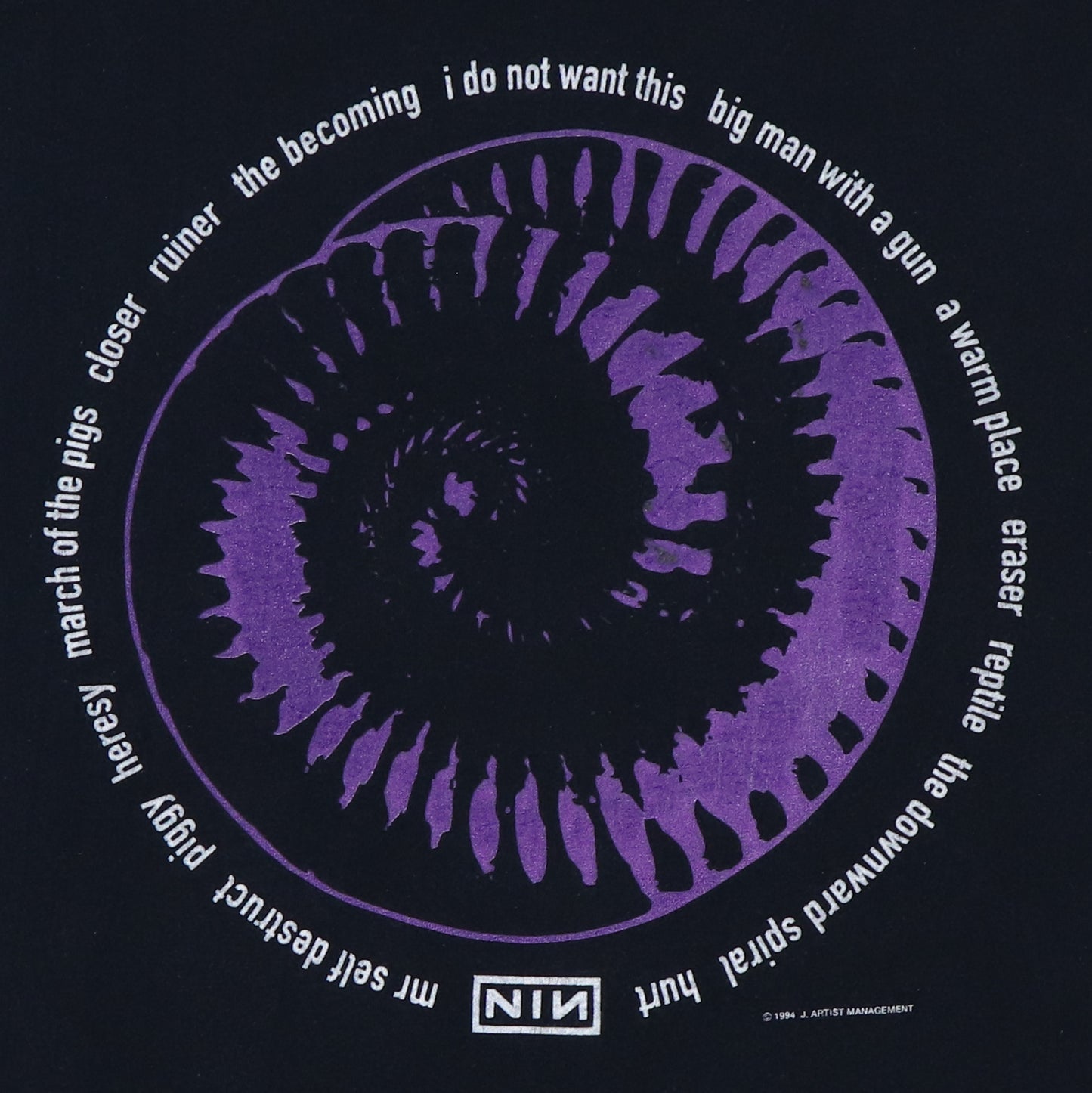 1994 Nine Inch Nails Downward Spiral Shirt