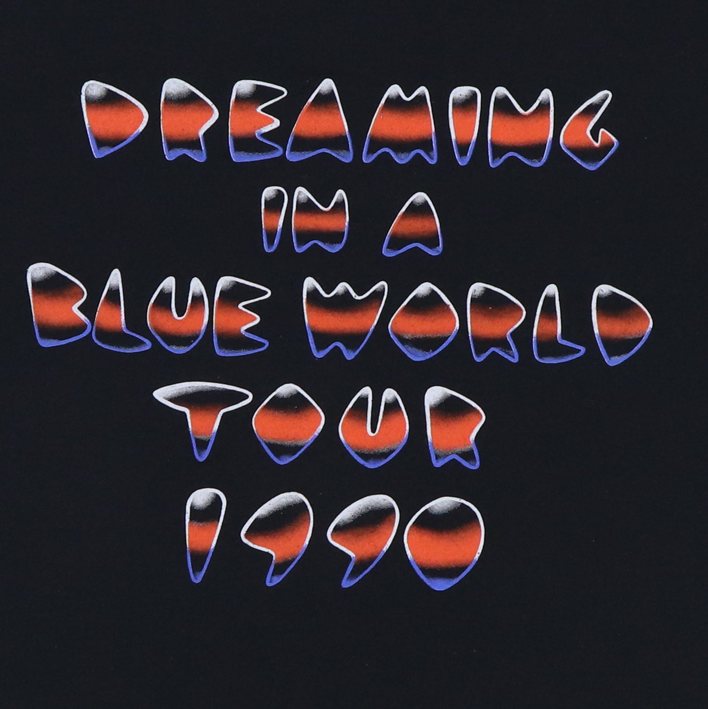 1990 Joe Stariani Dreaming In A Blue World Tour Shirt