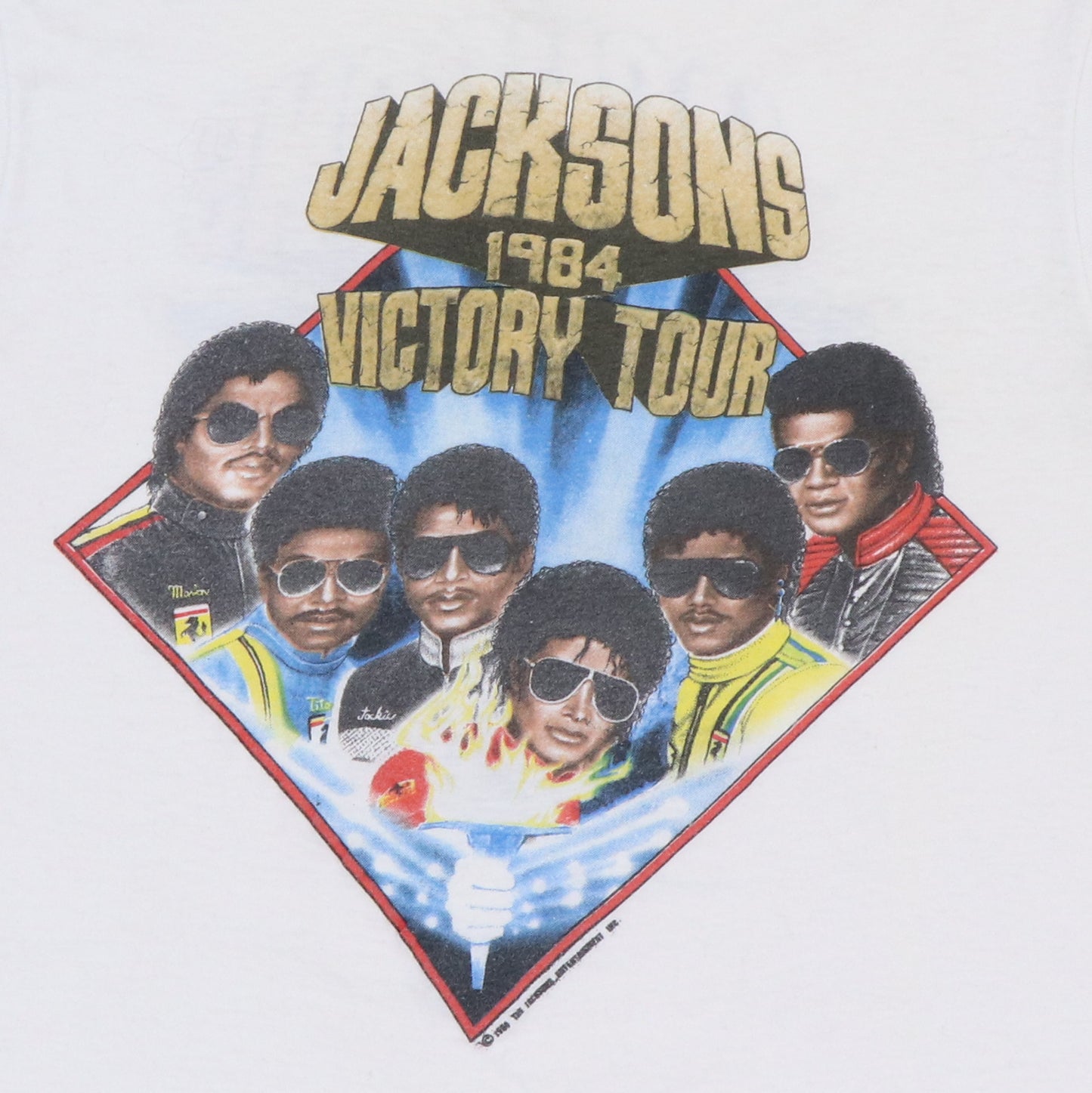 1984 Michael Jackson Victory Tour Sleeveless Shirt