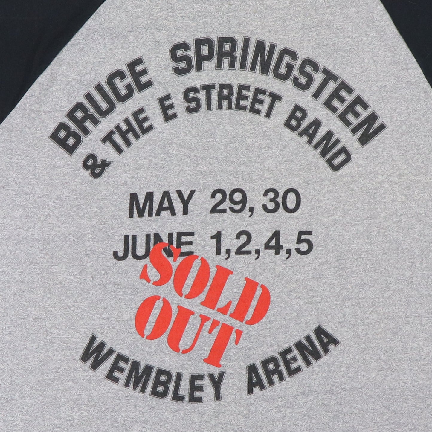 1980 Bruce Springsteen Wembley Arena Concert Jersey Shirt