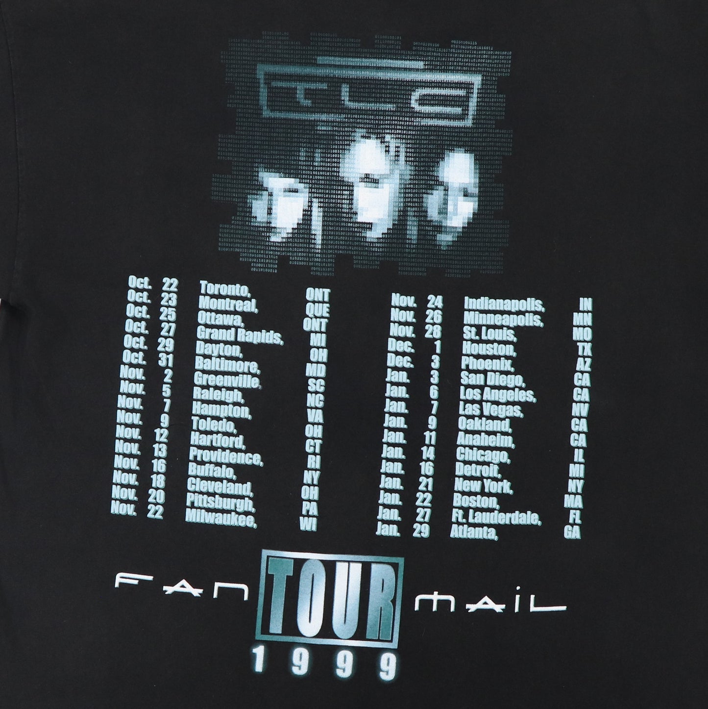 1999 TLC FanMail Tour Shirt