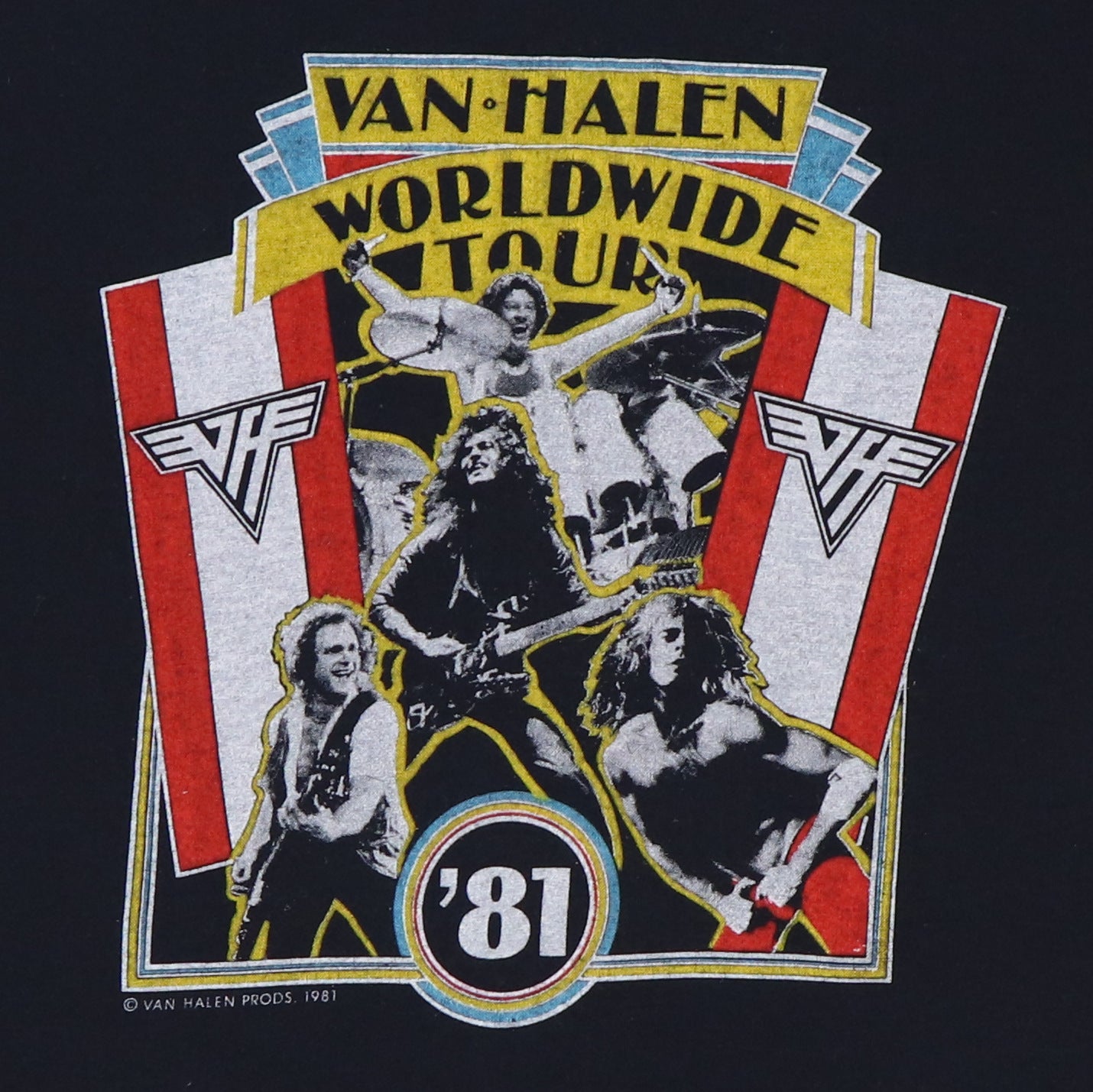 1981 Van Halen World Tour Shirt