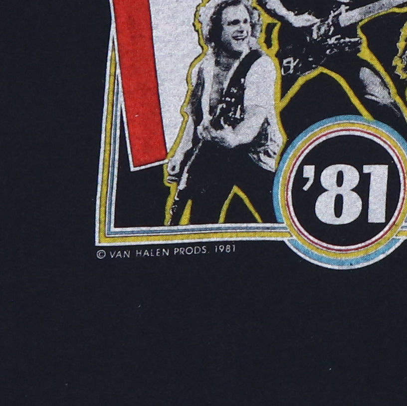 1981 Van Halen World Tour Shirt