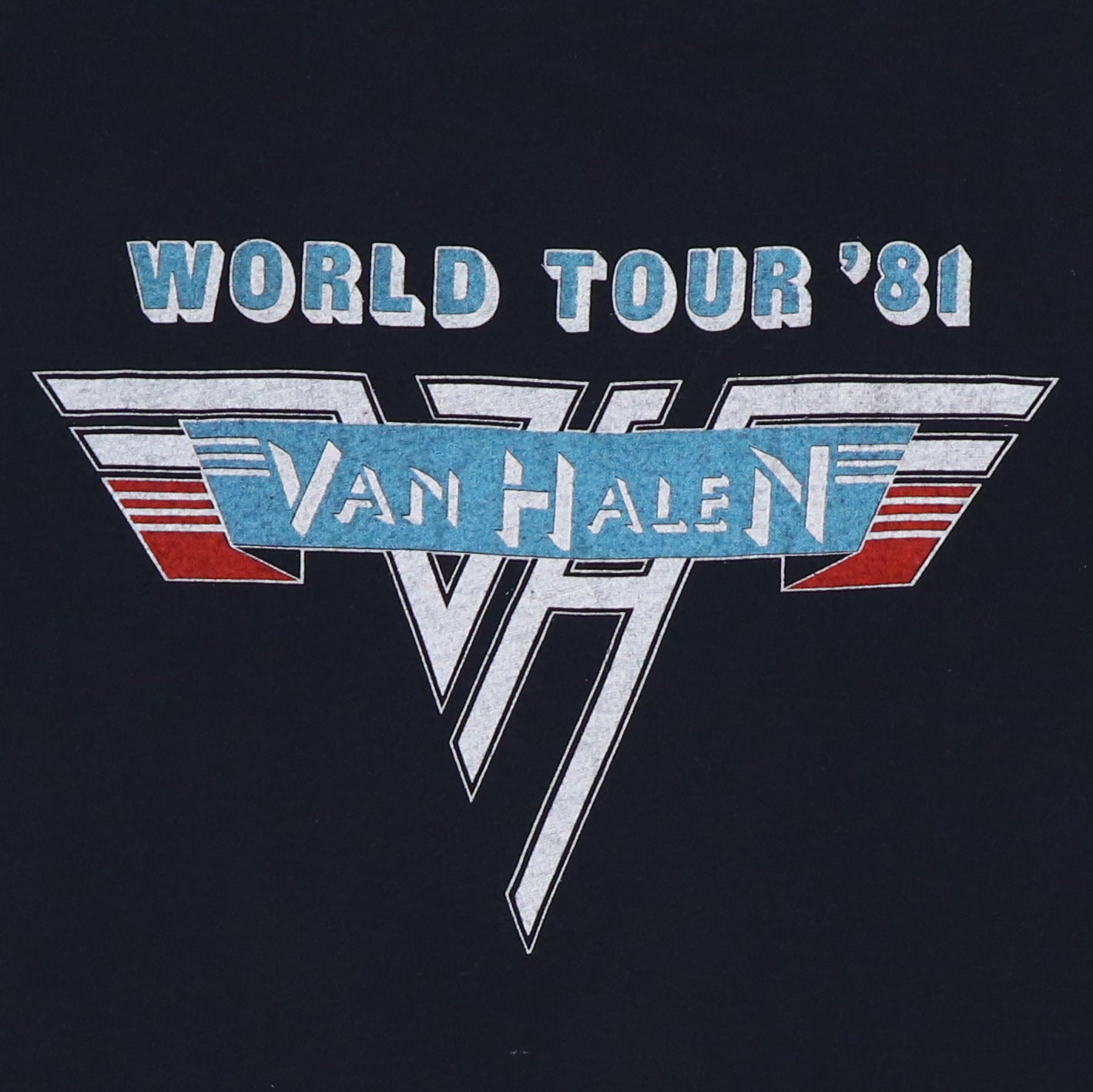 1981 Van Halen World Tour Shirt