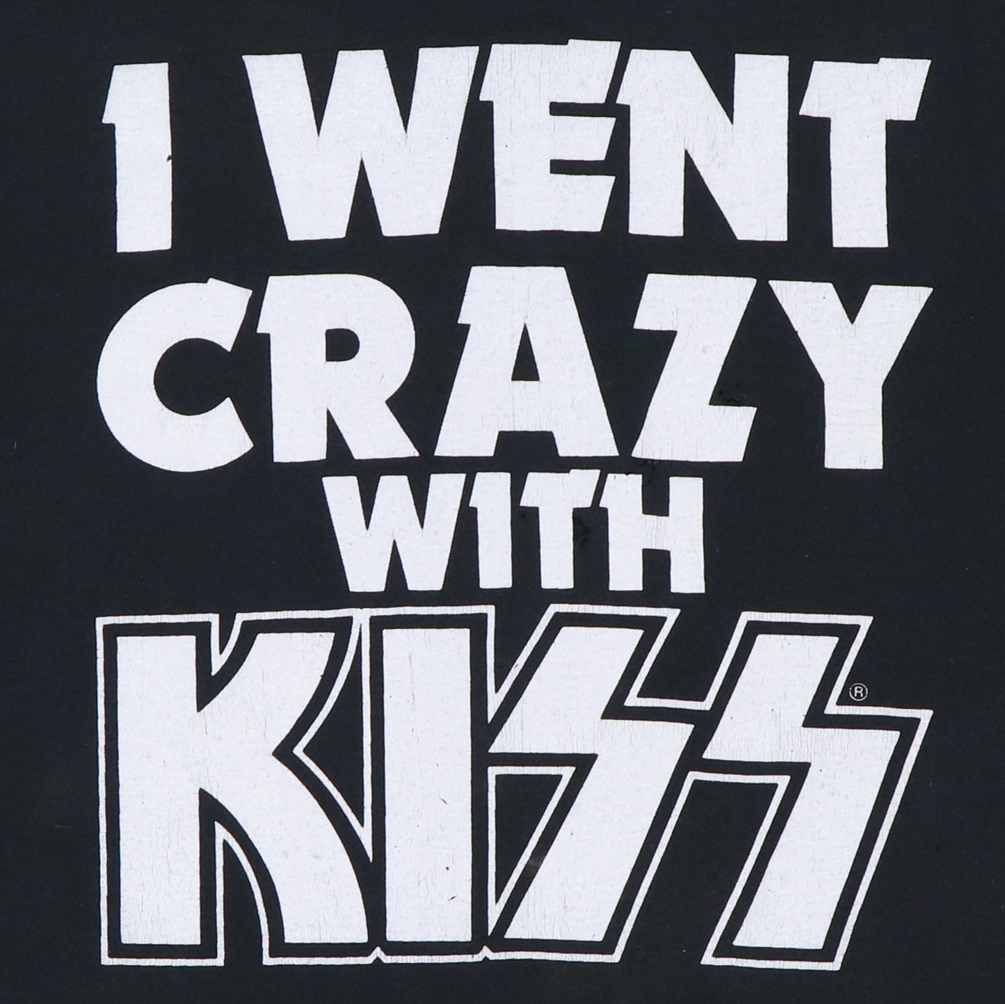 1988 Kiss We Went Crazy With Kiss Shirt