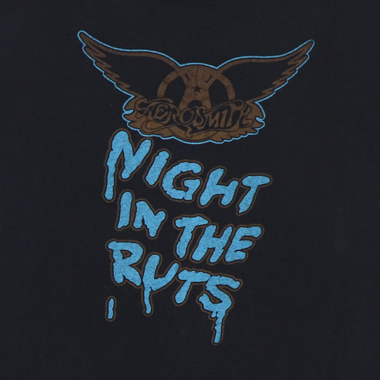 1979 Aerosmith Night In The Ruts Shirt Back