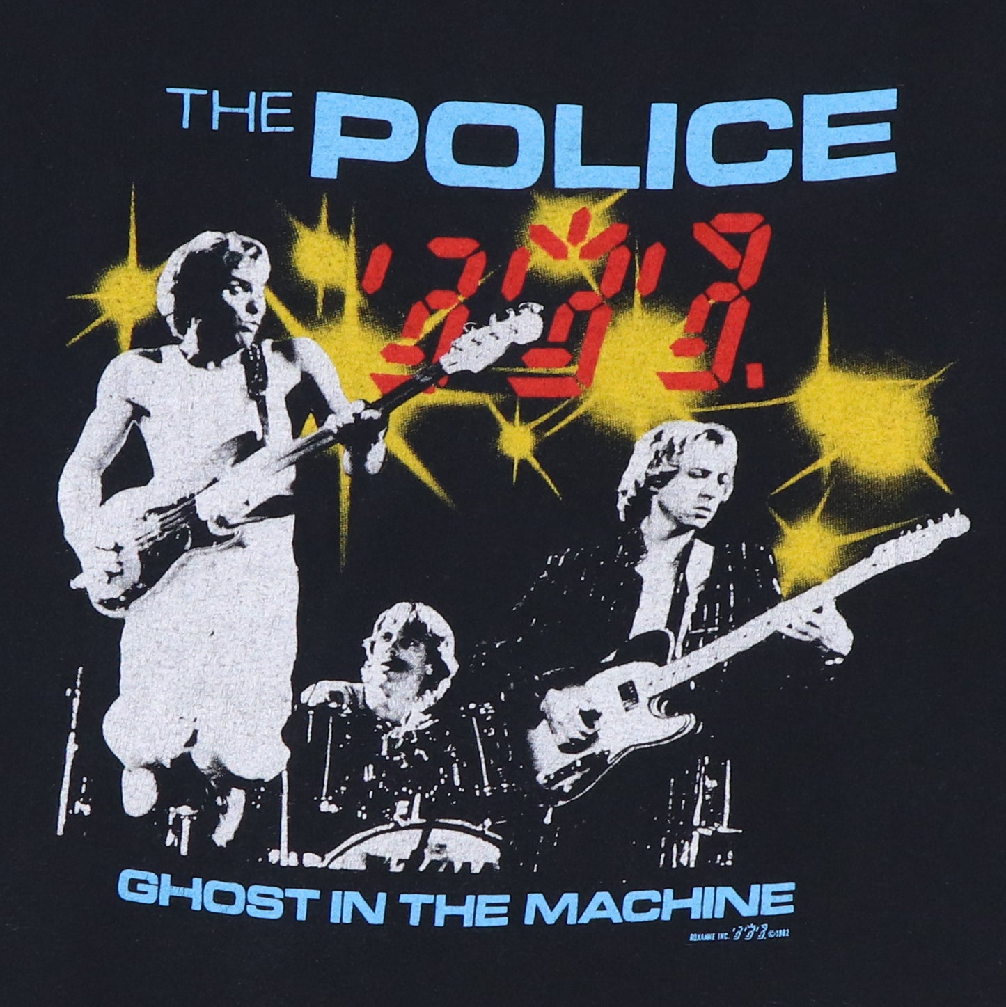 1982 The Police Ghost In The Machine Tour Shirt