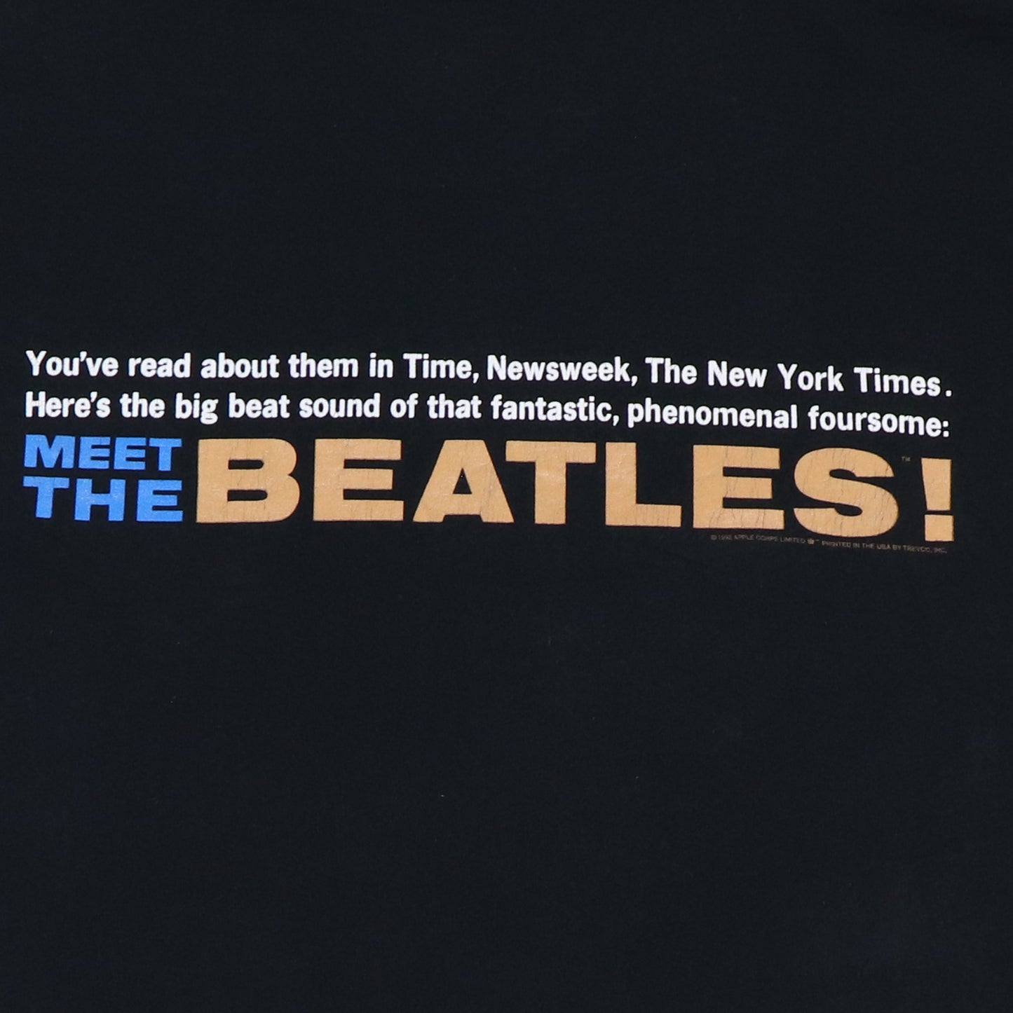 1992 The Beatles Meet The Beatles Shirt