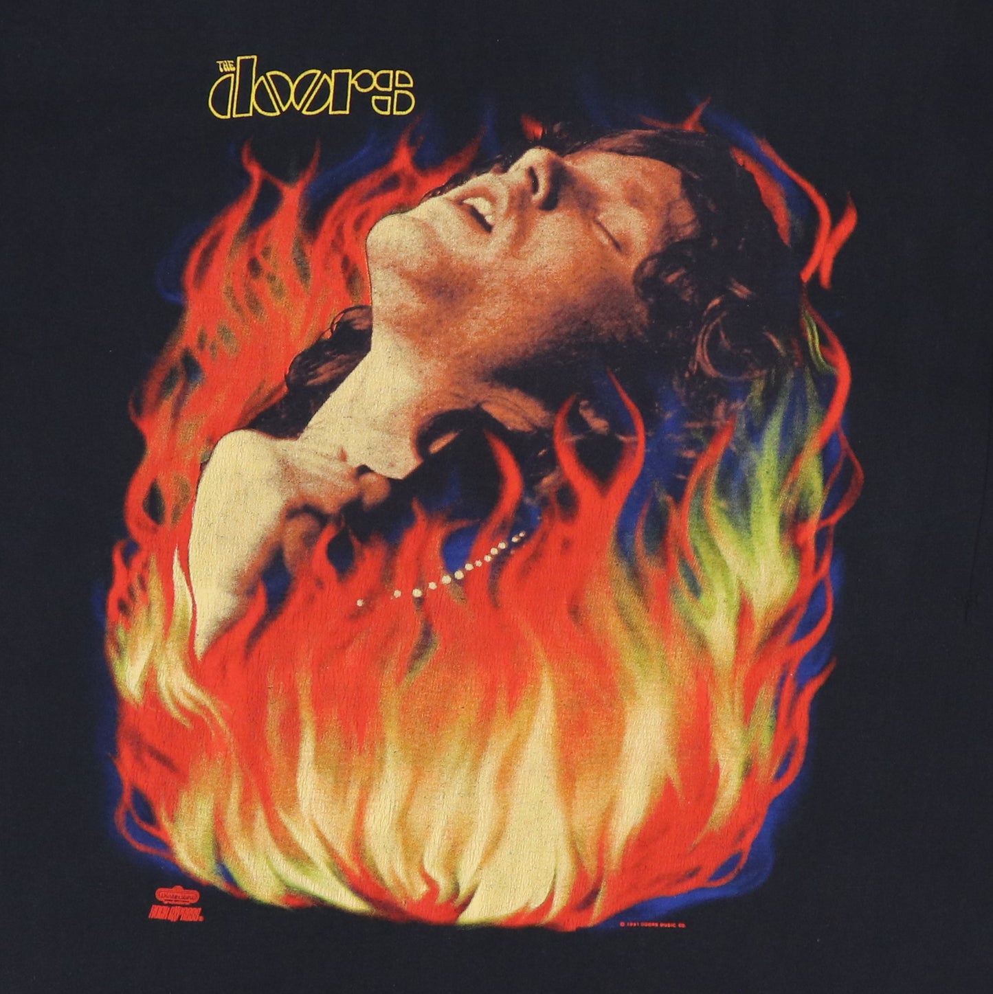 1991 Jim Morrison Set The Night On Fire Shirt