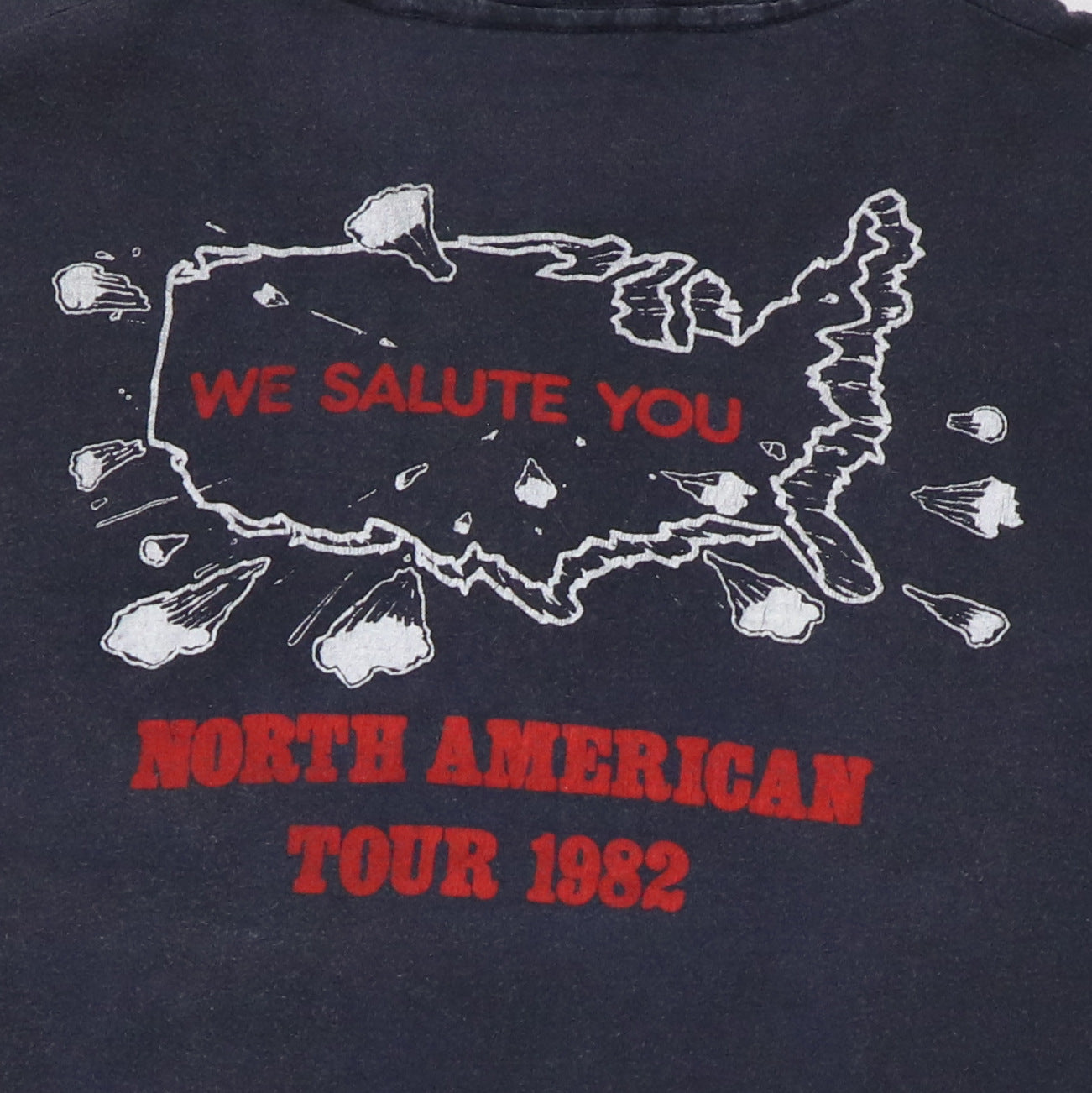 1982 ACDC For Those About To Rock Tour Shirt