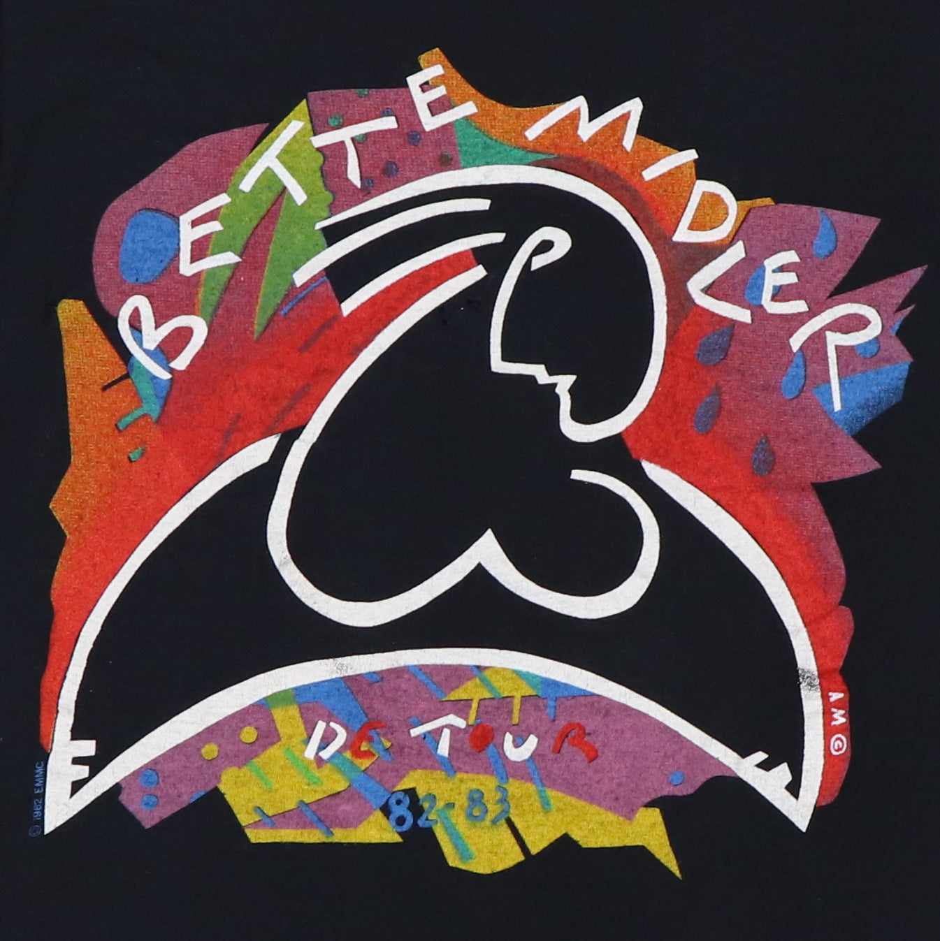 1982 Bette Midler Tour Shirt