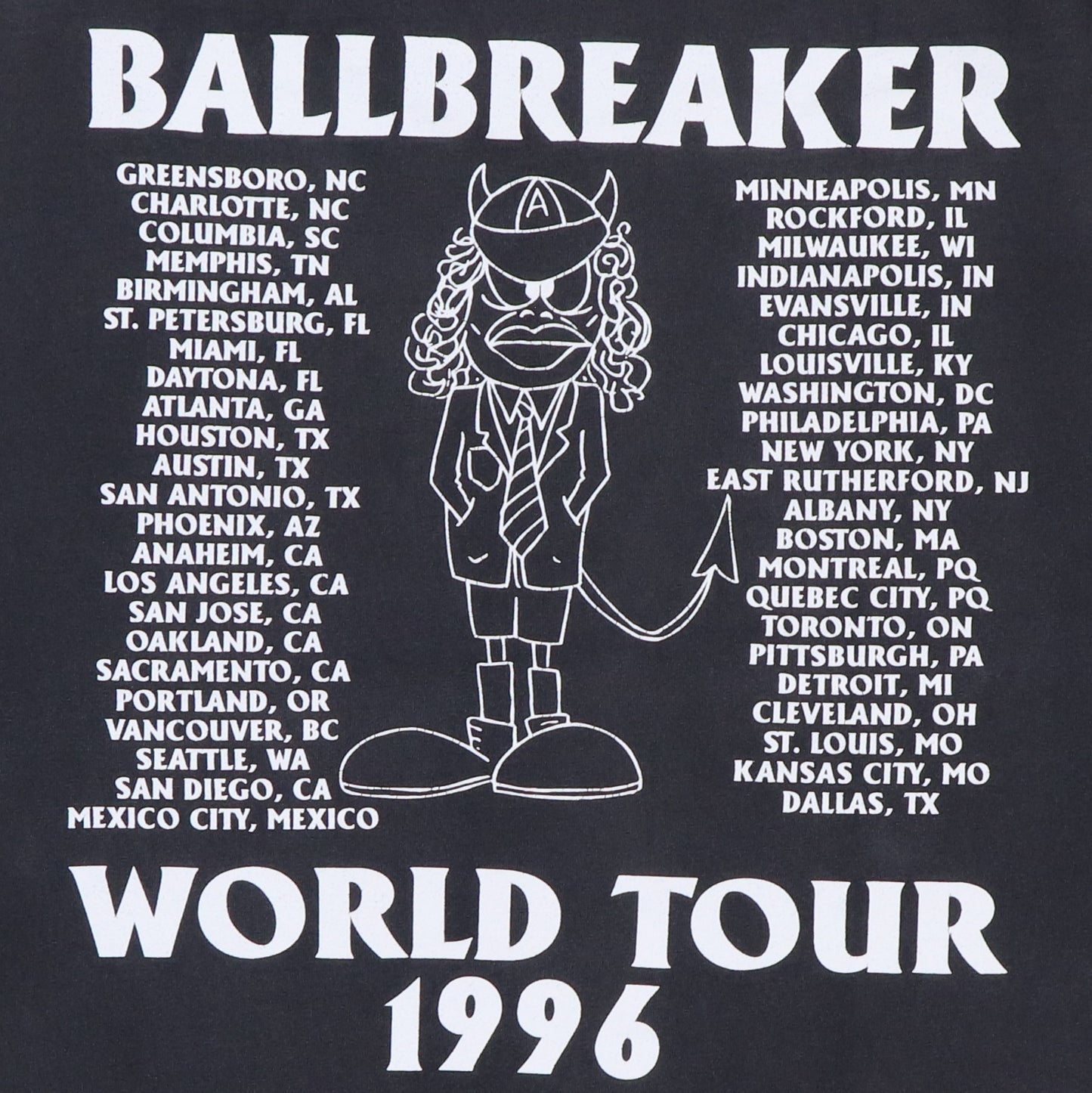 1996 ACDC Ballbreaker Tour Shirt