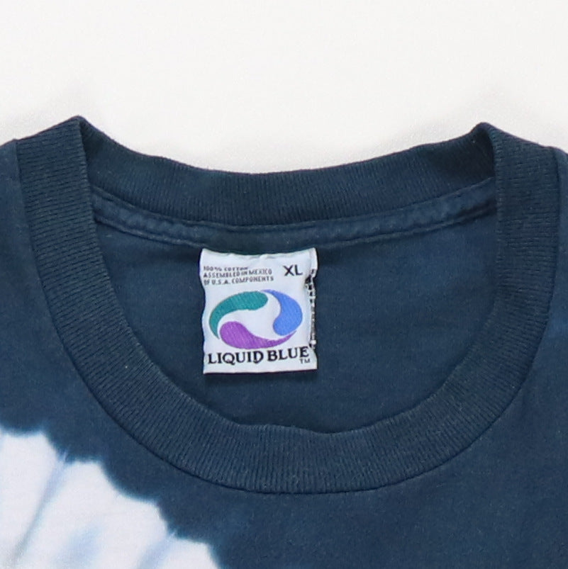 1997 Star Wars Liquid Blue Tie Dye Shirt