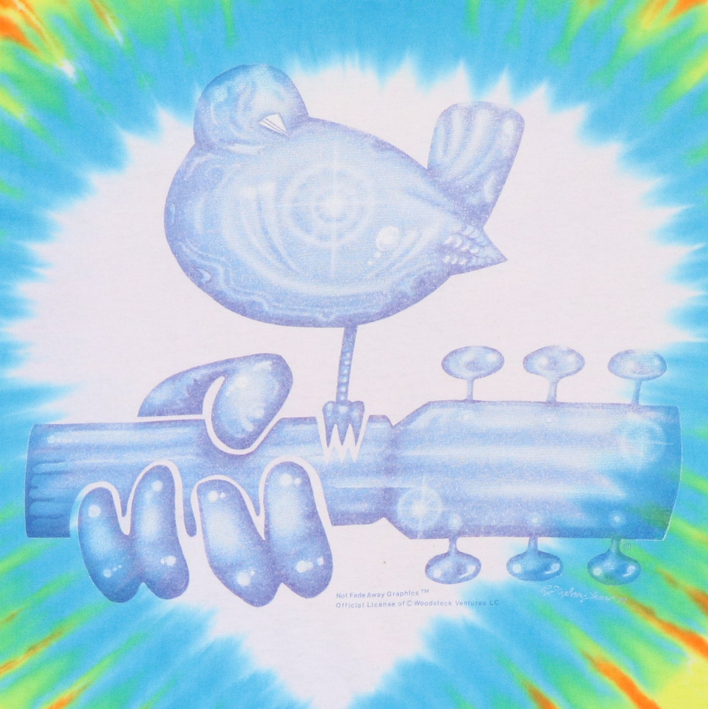 1994 Woodstock Festival Tie Dye Shirt