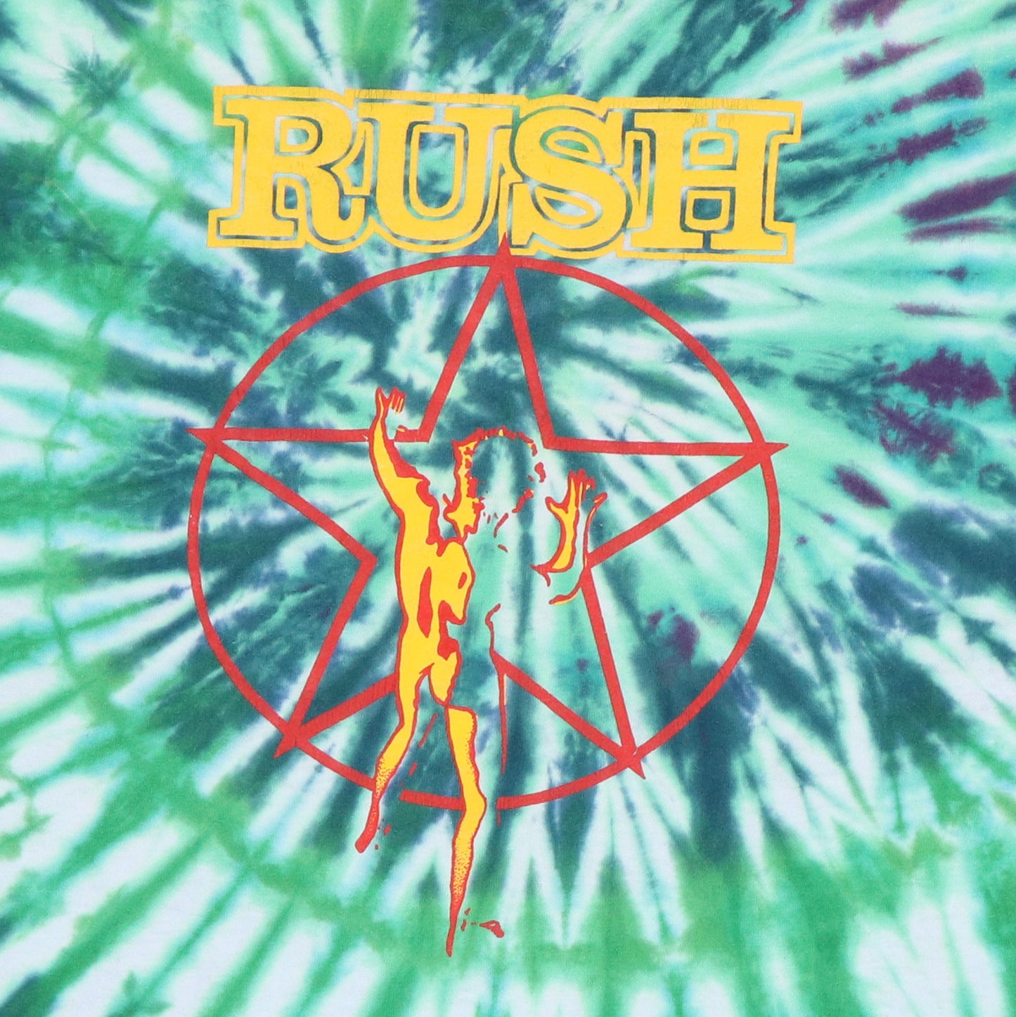 1990s Rush Starman Tie Dye Shirt