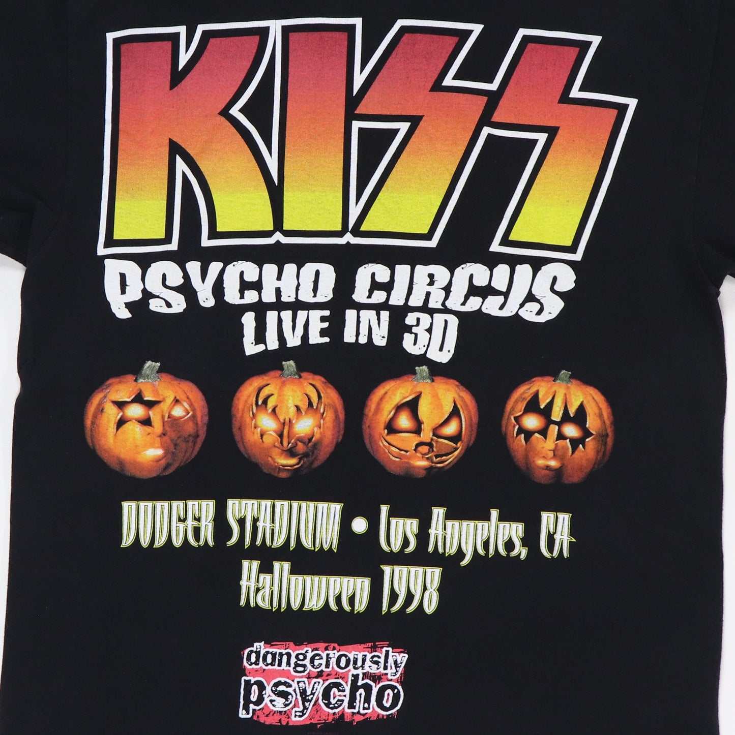 1998 Kiss Psycho Circus Halloween Tour Shirt