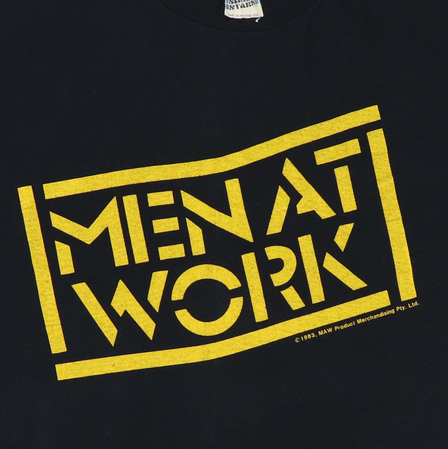 1983 Men At Work North America Tour Sleeveless Shirt