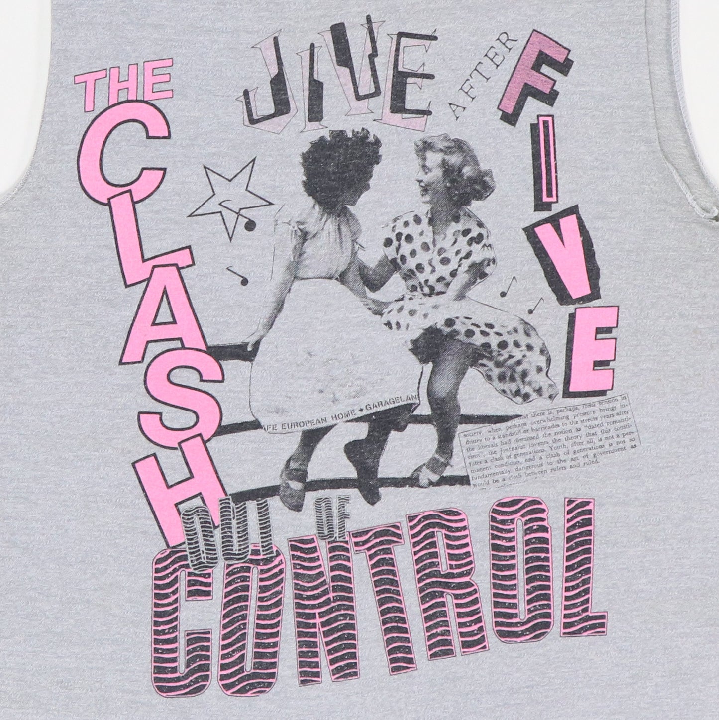 1984 The Clash Out Of Control Shirt