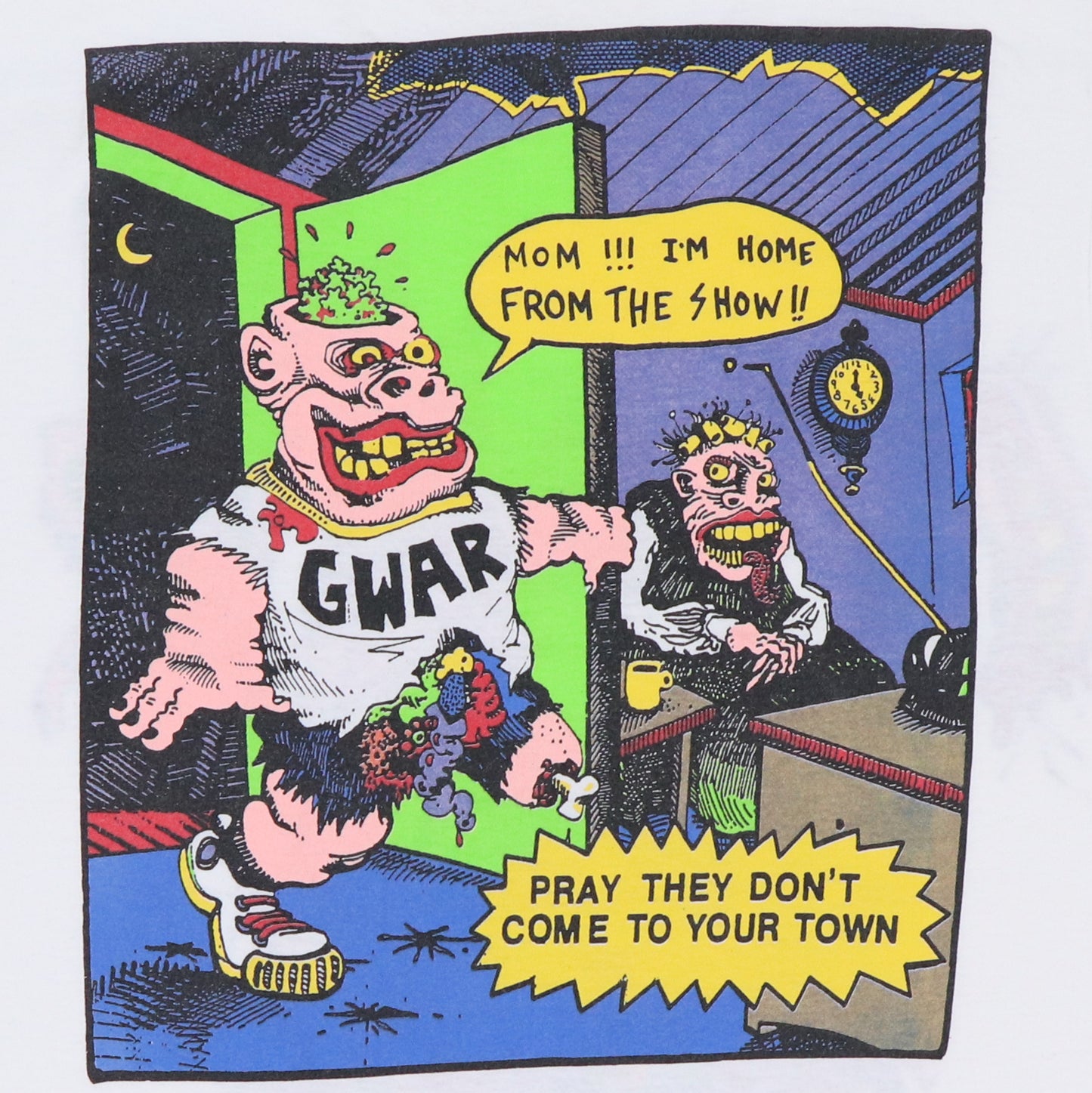 1992 GWAR Pray They Don't Come To Your Town Shirt