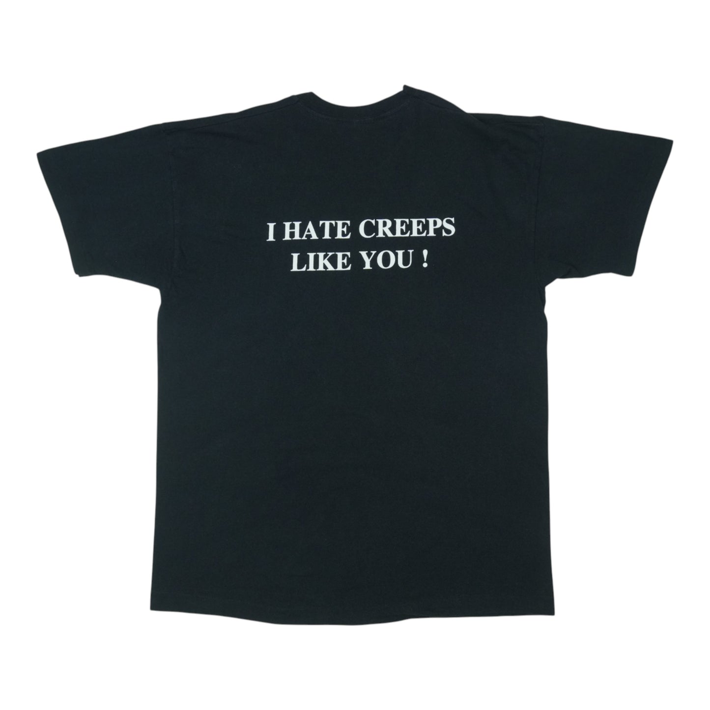 1990s Dee Dee Ramone Hate Creeps Like You Shirt Back
