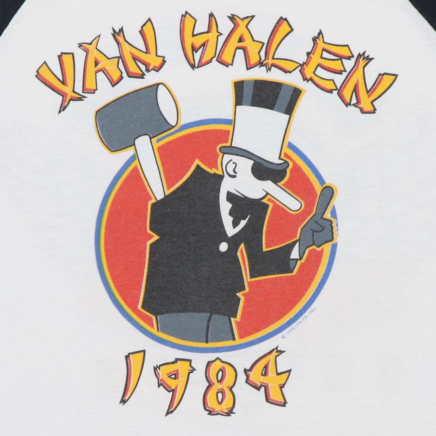 1984 Van Halen World Tour Jersey Shirt