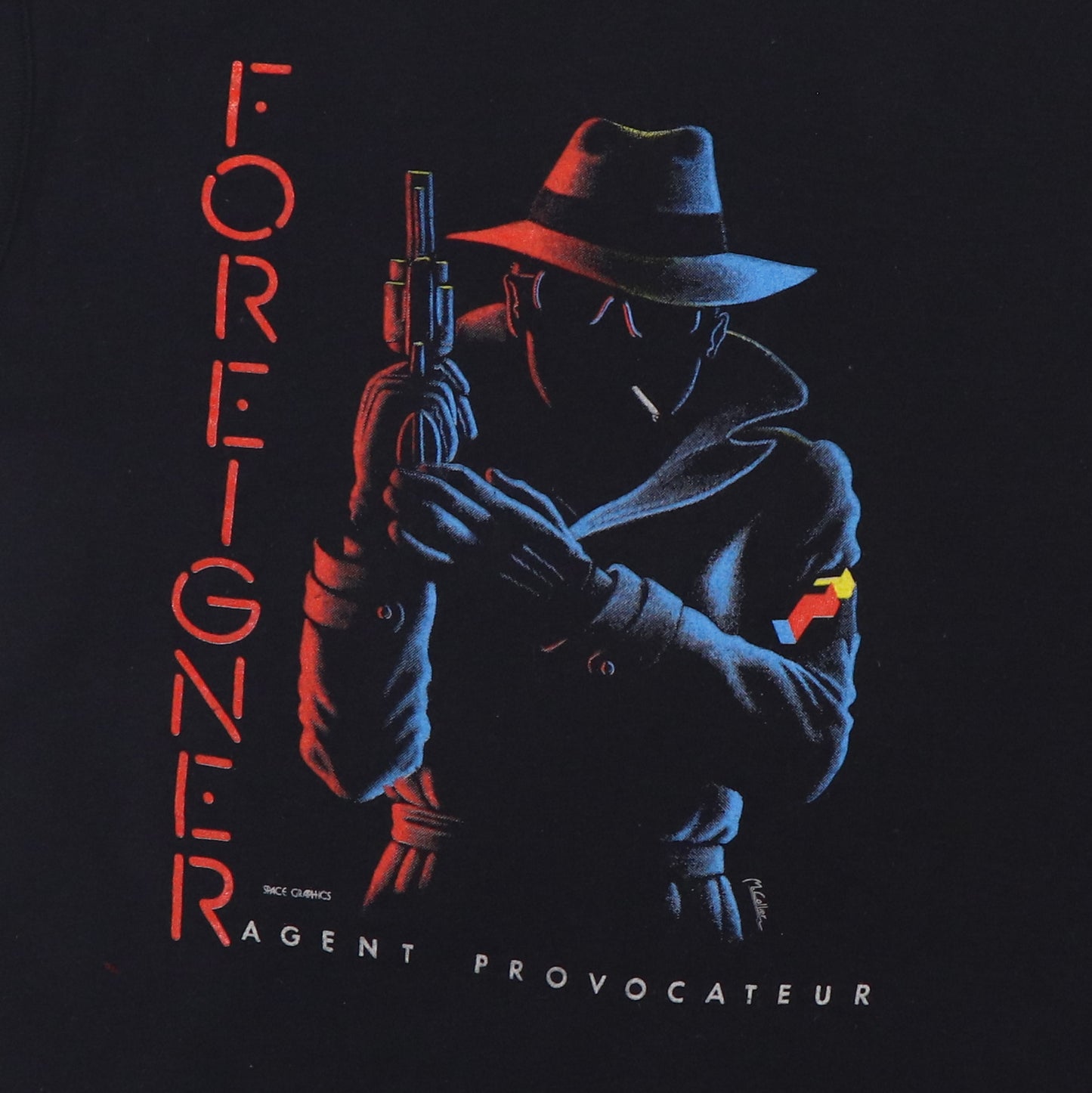 1985 Foreginer Agent Provocateur Tour Sleeveless Shirt